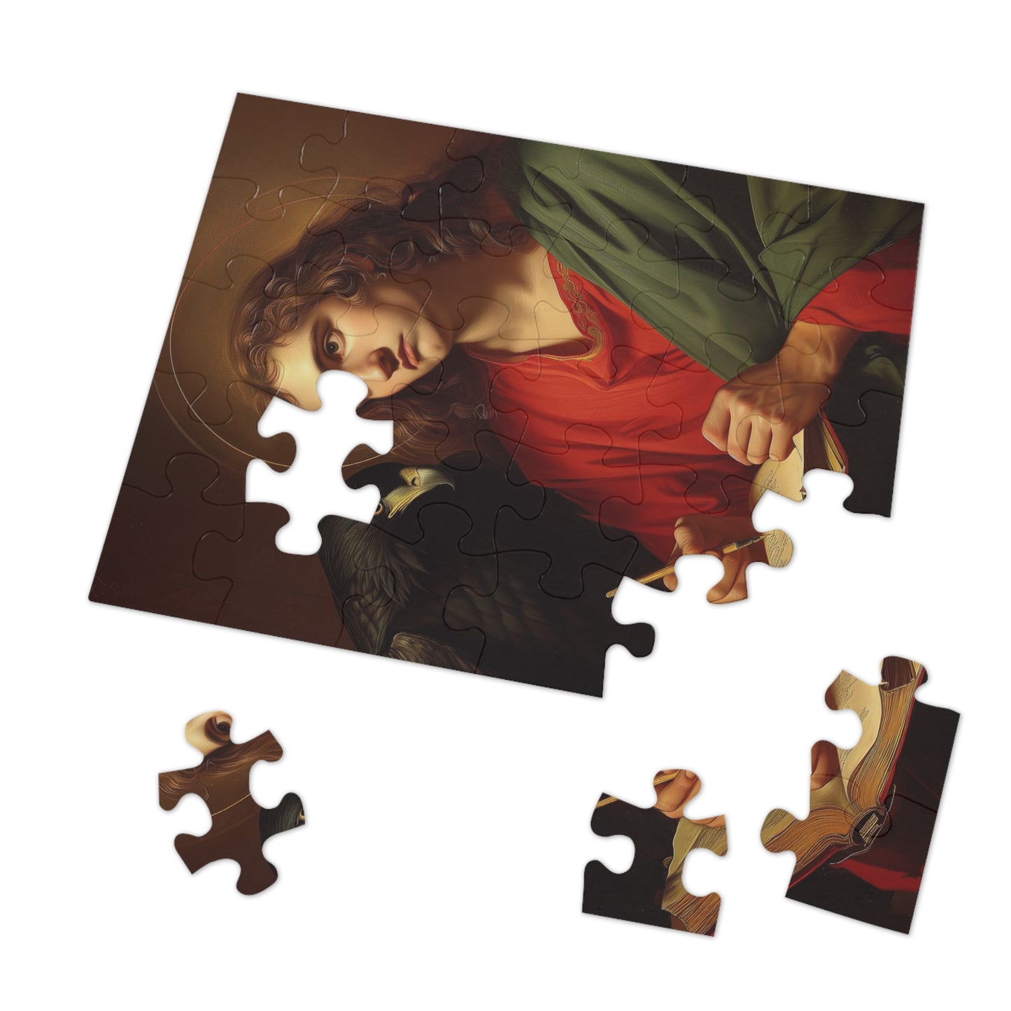 Saint John the Apostle - Puzzle and Keepsake Tin - Religious Jigsaw Puzzle (30, 110, 252, 500,1000-Piece) - Religious Puzzle