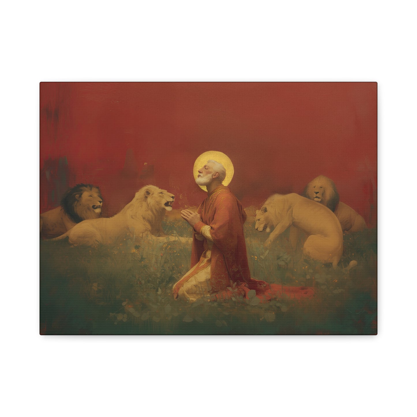 Saint Ignatius of Antioch -  Museum Wrapped Canvas - Sanctified Souls Print - Religious Art for your Home - Catholic Patron Saint Art
