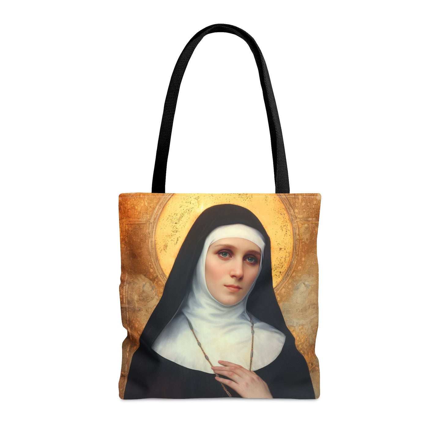 Saint Benedetta Cambiagio Tote Bag - Large Medium Small Faith Art Bag - Catholic Faith Purse - Religious Carry All Reusable Tote Bag