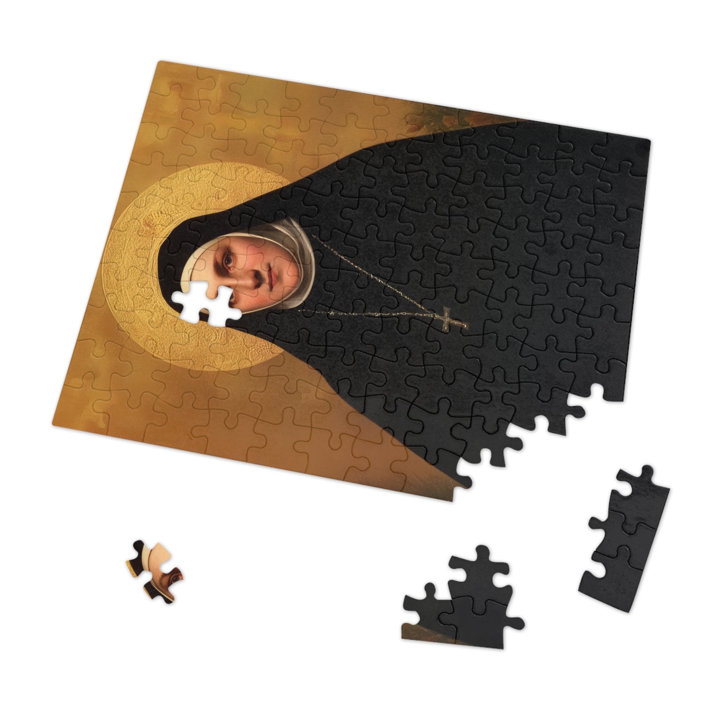 Saint Geltrude Caterina Comensoli - Puzzle & Keepsake Tin - Religious Jigsaw Puzzle (30, 110, 252, 500,1000-Piece)