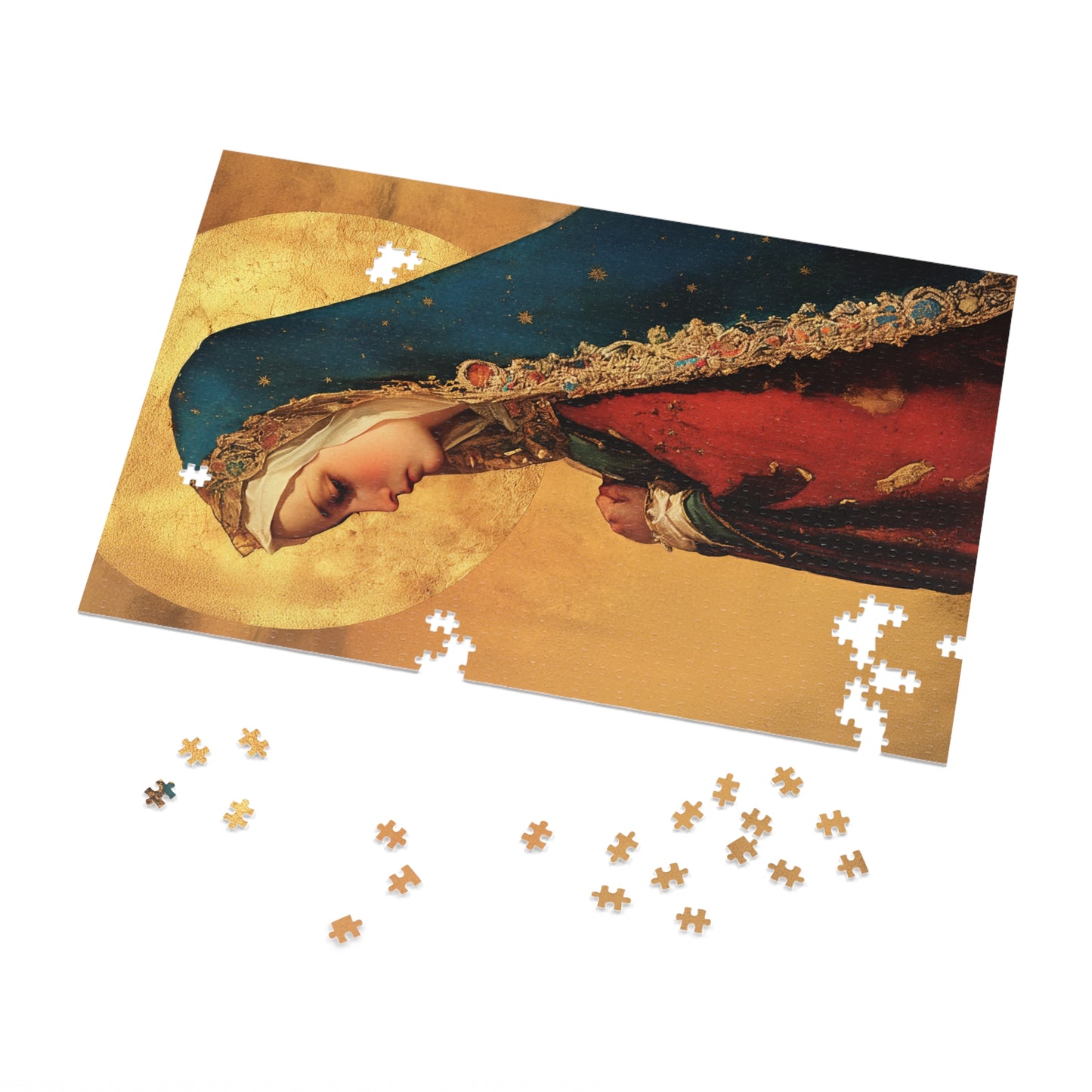 Our Lady of Mercy / Our Lady of Ransom - Puzzle and Tin - Religious Jigsaw Puzzle (30, 110, 252, 500,1000) - Gift Catholic Families