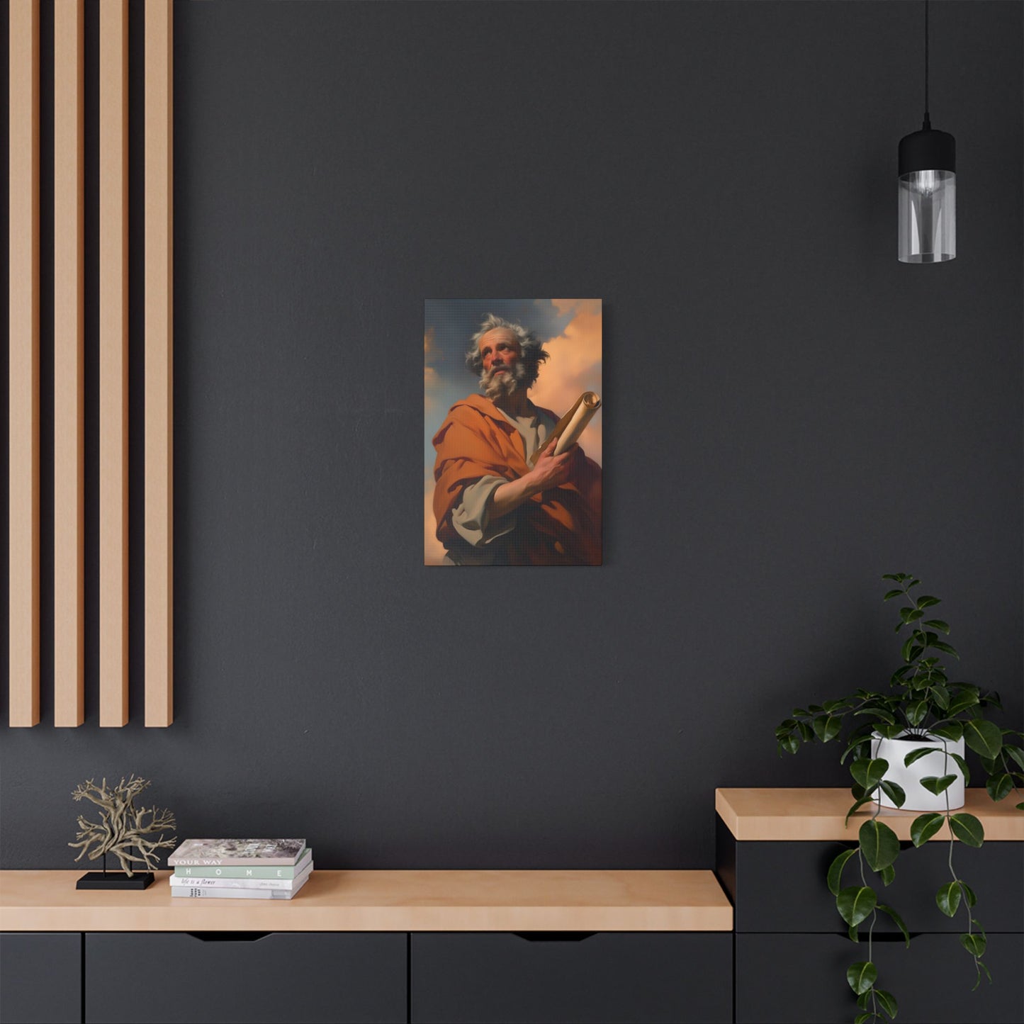 Saint Paul the Apostle-  Wrapped Canvas Print - Multiple Sizes - Catholic Home art Matte Canvas, Stretched