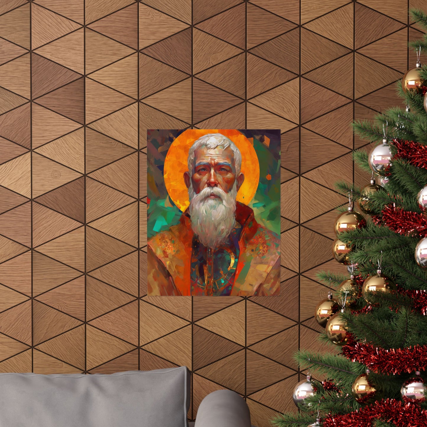 Saint Matthias the Apostle Print - Sanctified Souls Print - Multiple Sizes - Premium Matte Vertical Posters