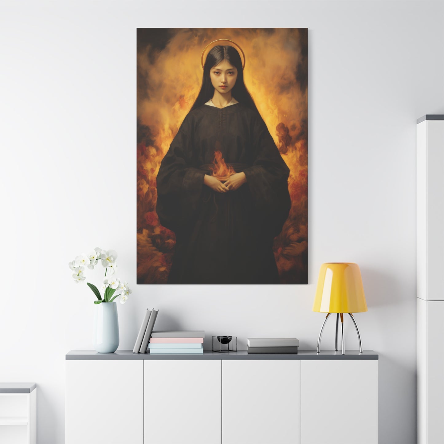 Blessed Mary Magdalen Kiota - Museum Wrapped Canvas - Print - Religious Art for your Home - Christian print - Prayer Room Catholic Saint