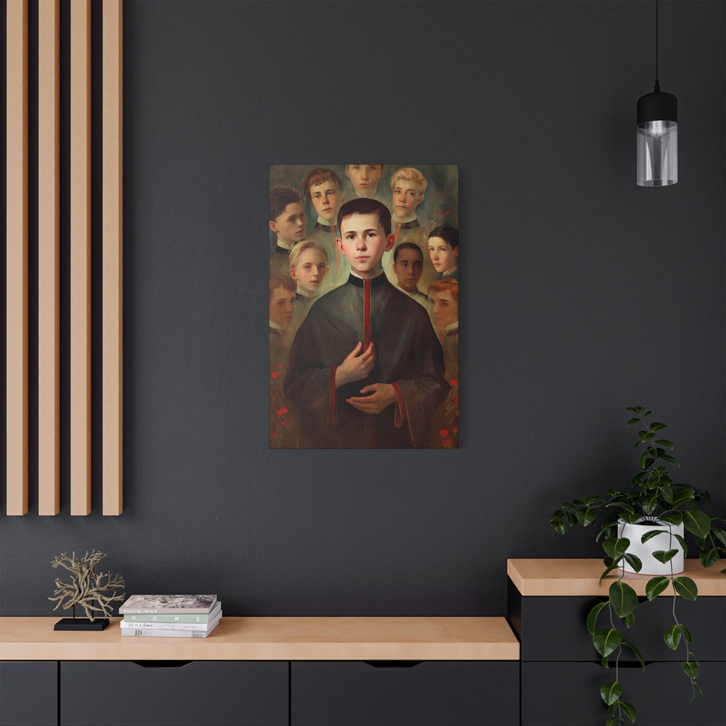 Saint John Berchmans Canvas Print - Multiple Sizes - Catholic Home art - Museum Wrapped Canvas - Sanctified Souls Print