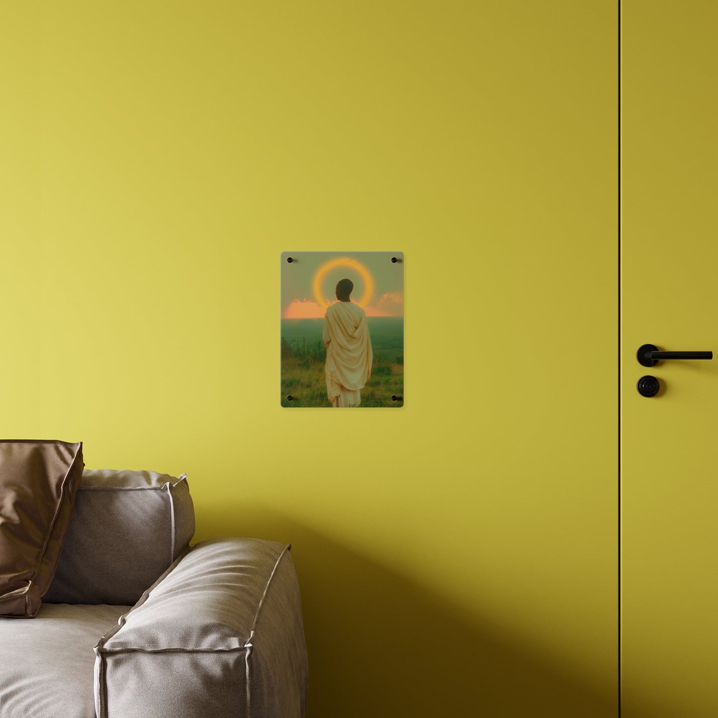 Saint Charles Lwanga Wall Art Panel - Ready to Hang Acrylic Print - Catholic Saint Art - Patron Saint Print - No Frame needed