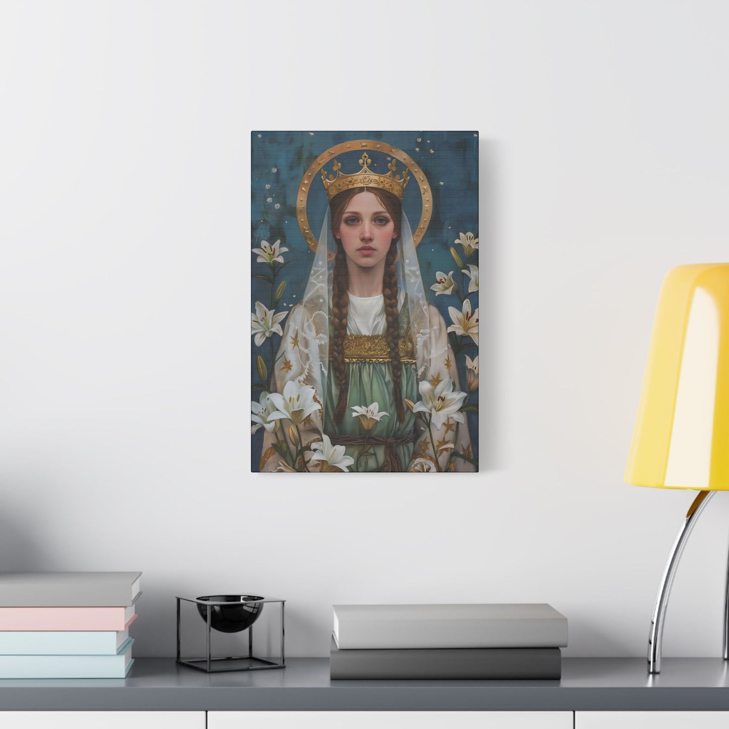 Saint Isabel of France - Museum Wrapped Canvas - Sanctified Souls Print - Religious Art - Catholic Saint