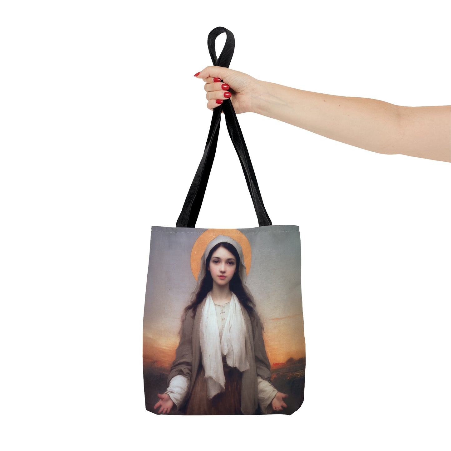 Saint Germaine Cousin - Tote Bag - Large Medium Small Faith Art Bag - Catholic Faith Purse