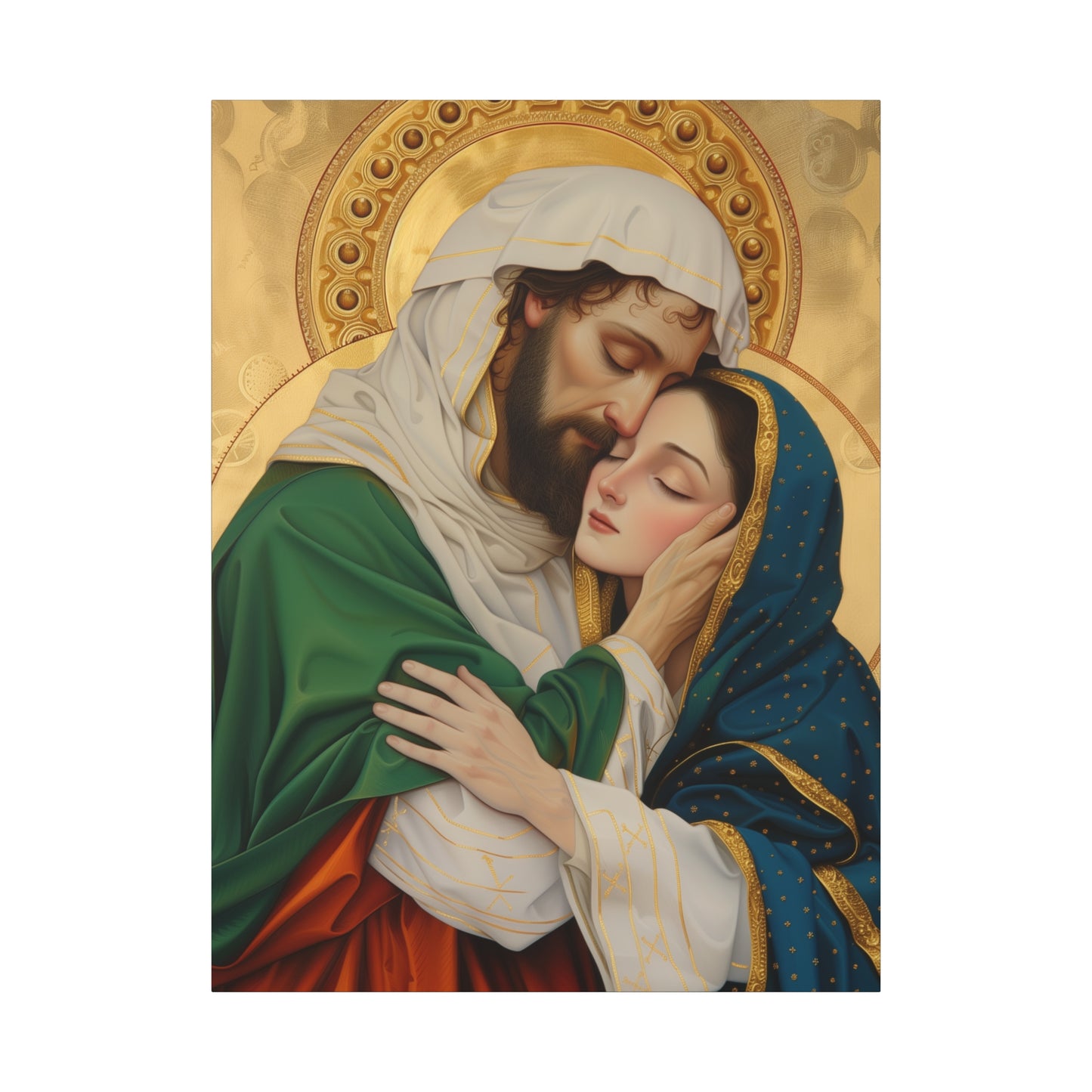 Saints Aquila and Priscilla - Museum Wrapped Canvas - Sanctified Souls Print - Religious Art for your Home - Religious Wall Art - Print