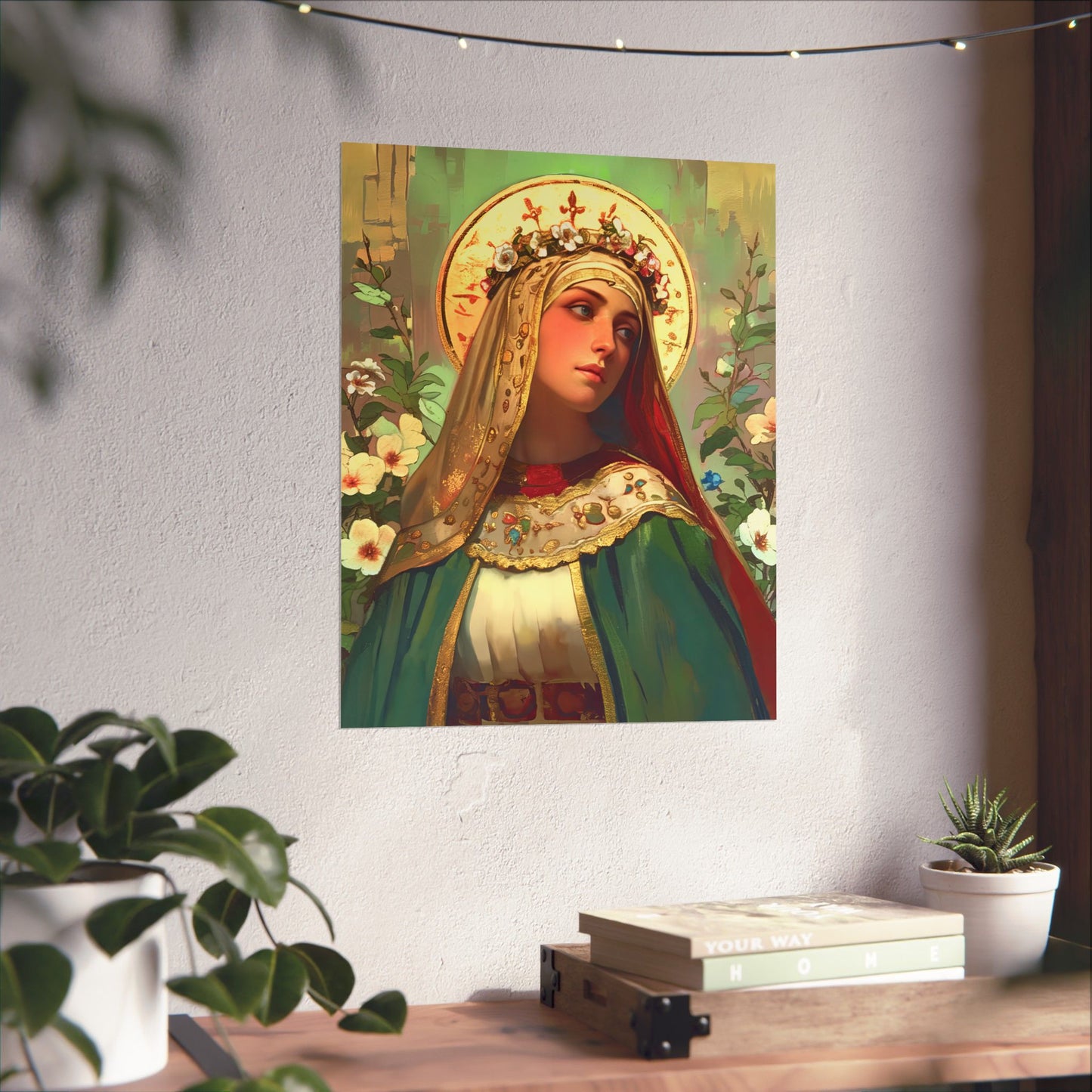 Saint Matilda of Germany Print - Sanctified Souls Print - Multiple Sizes - Premium Matte Vertical Posters