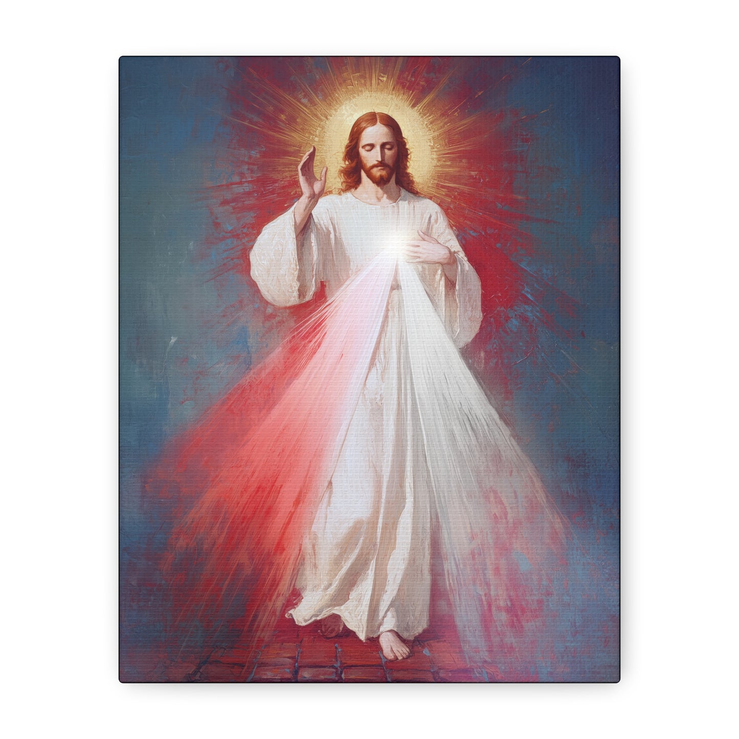 The Divine Mercy - Our Lord Jesus Christ - Gallery Wrapped Canvas - Print - Religious Art for your Home - Catholic
