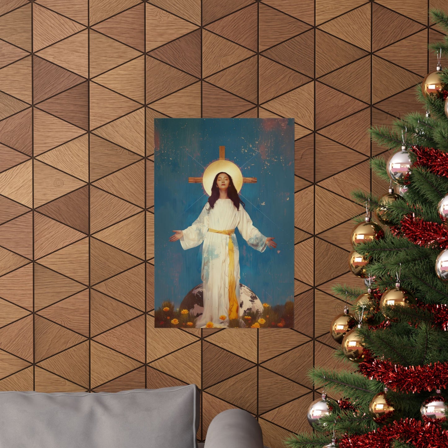 Our Lady of Akita - Mother Mary - Sanctified Souls Print - Multiple Sizes - Premium Matte Vertical Posters