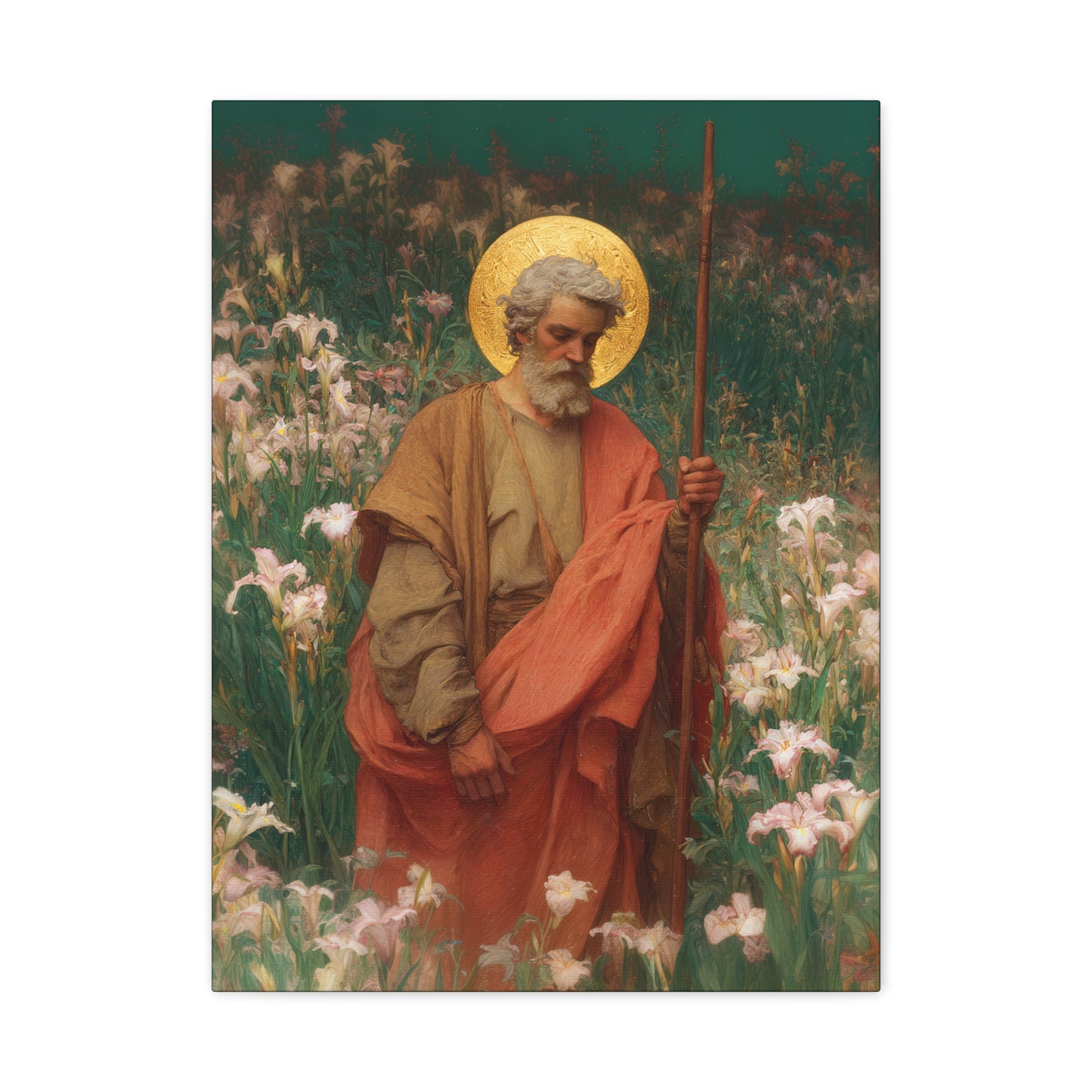 Saint James the Lesser -  Museum Wrapped Canvas - Sanctified Souls Print - Religious Art for your Home - Catholic Patron Saint Art