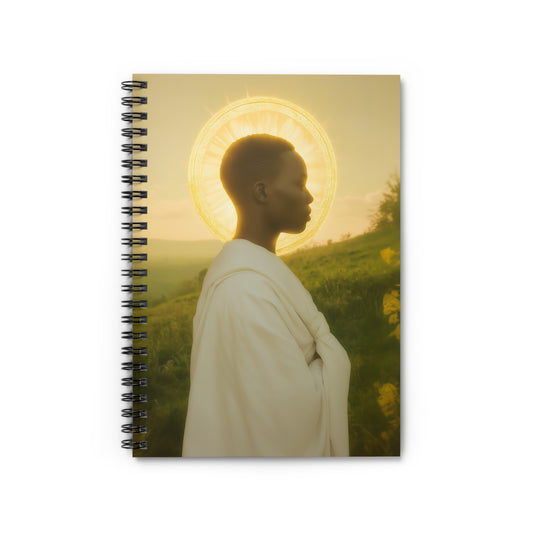 Saint Charles Lwanga - Sanctified Souls Art - Religious Based Notebook - Spiral Notebook - Prayer journal