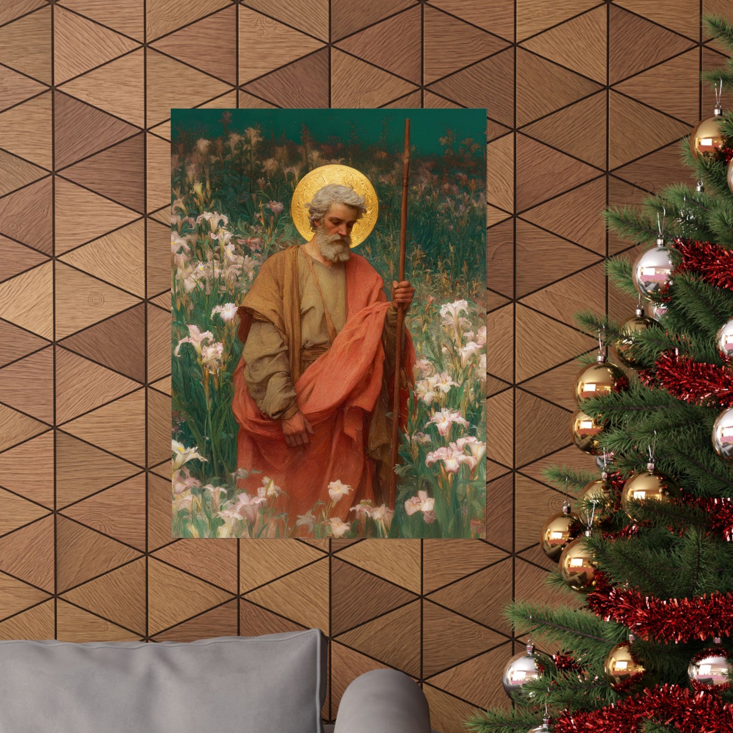 Saint James the Lesser  - Sanctified Souls Print - Multiple Sizes - Premium Posters - Catholic Art - Christian Home Decor Artwork