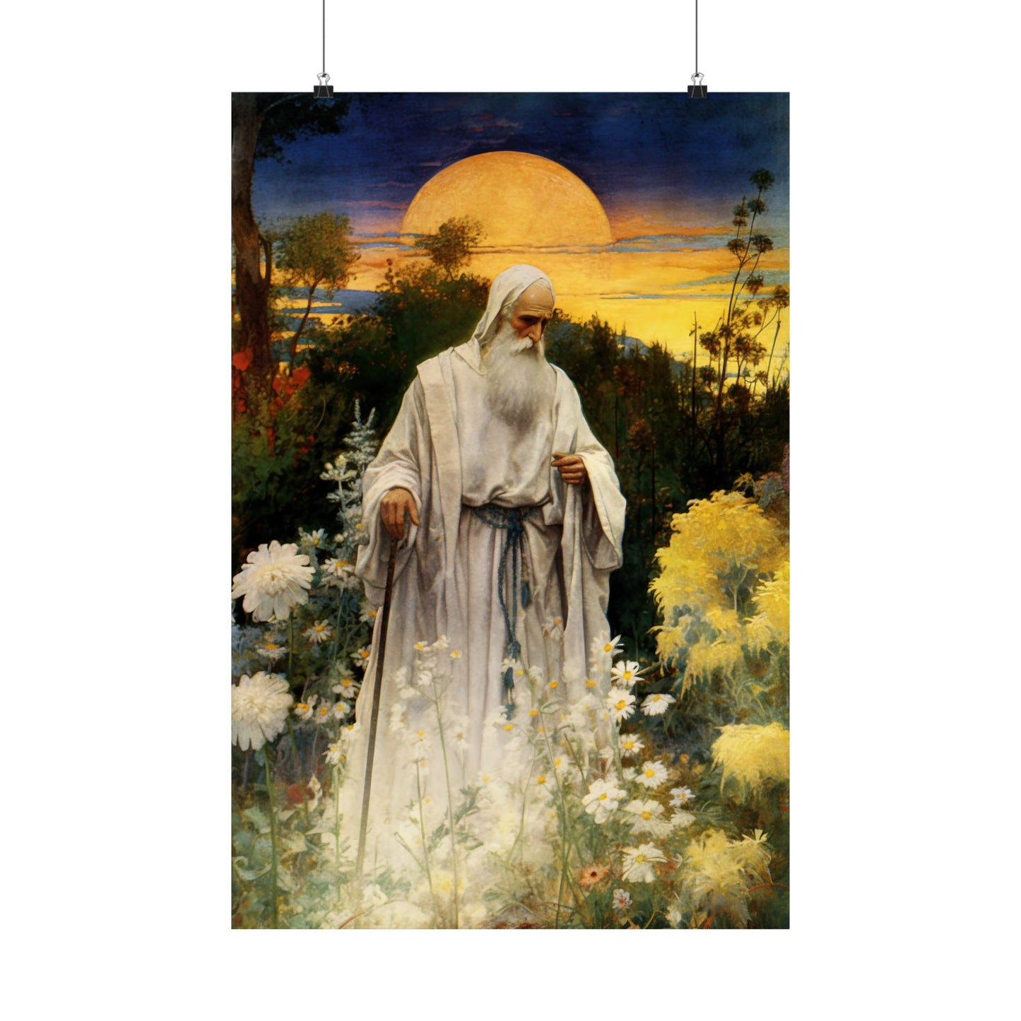 Saint Phocas the Gardener Print - Sanctified Souls Print - Multiple Sizes - Premium Matte Vertical Posters