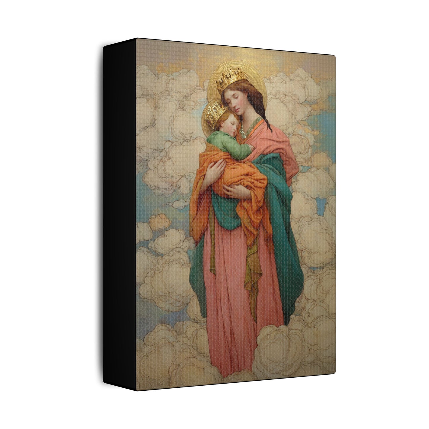Our Lady of Perpetual Help -  Museum Wrapped Canvas Print - Multiple Sizes - Catholic Home art Matte Canvas