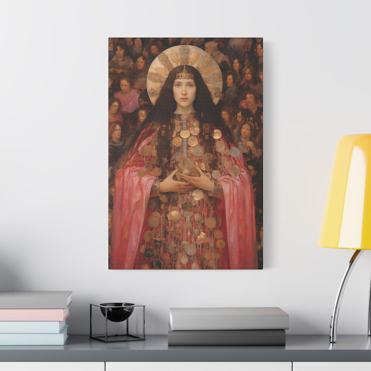 Saint Praxedes Canvas Print - Multiple Sizes - Catholic Home art - Gallery Wrapped Canvas - Sanctified Souls Print