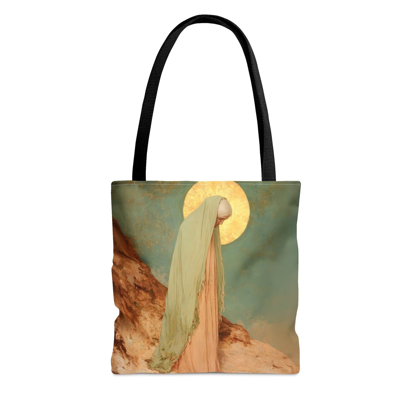 Saint Melania the Elder - Desert Mother - Tote Bag - Large Medium Small Faith Art Bag - Catholic Faith Purse