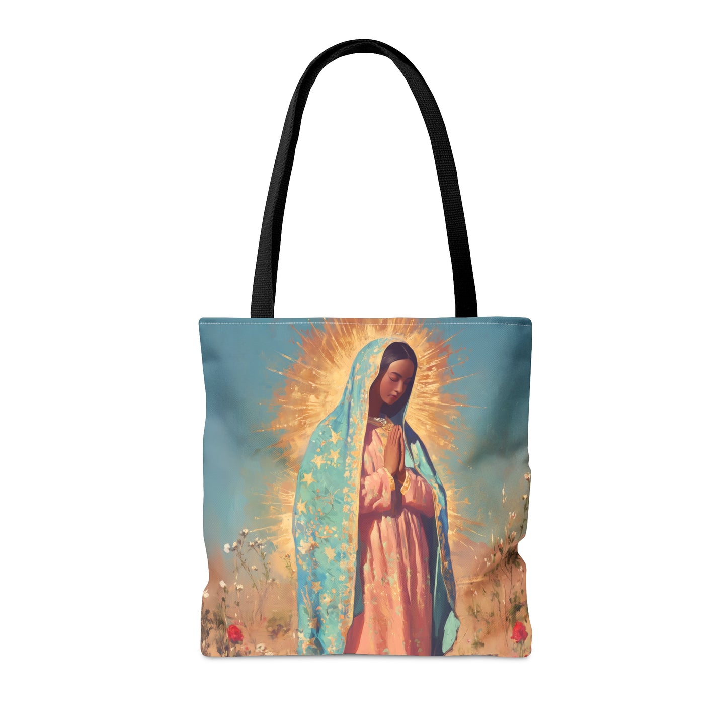 Our Lady of Guadalupe - Tote Bag - Large Medium Small Faith Art Bag - Catholic Faith Purse