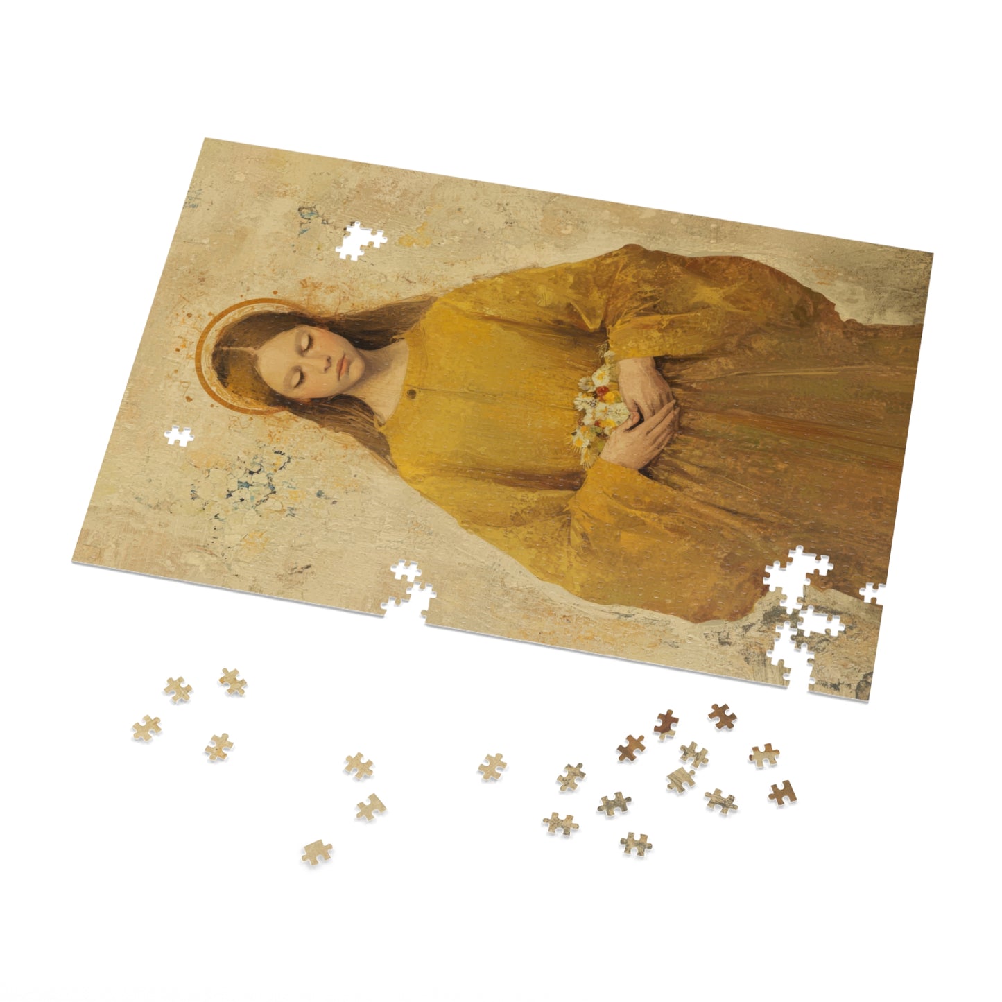 Saint Lucy - Puzzle and Keepsake Tin - Religious (30, 110, 252, 500,1000) - Religious Puzzle - Gifts for Catholic Families