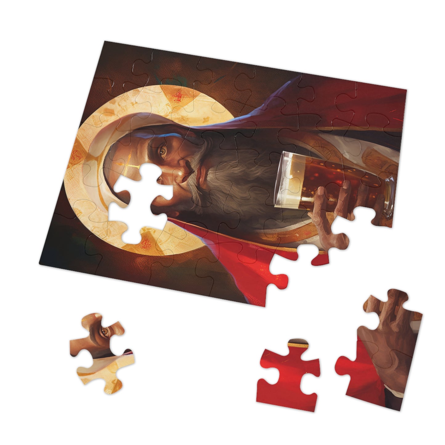 Saint Augustine of Hippo - Puzzle and Keepsake Tin - Religious Jigsaw Puzzle (30, 110, 252, 500,1000-Piece) - Religious Puzzle