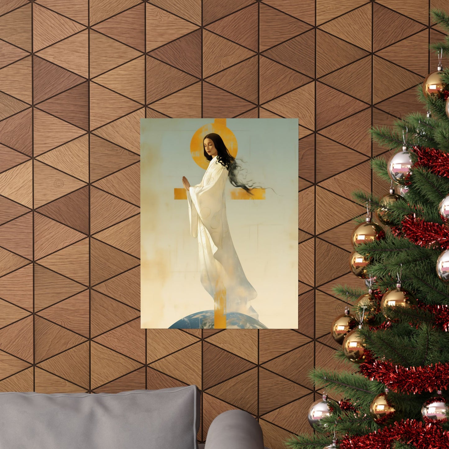 Our Lady of Akita - Mother Mary - Sanctified Souls Print - Multiple Sizes - Premium Matte Vertical Posters