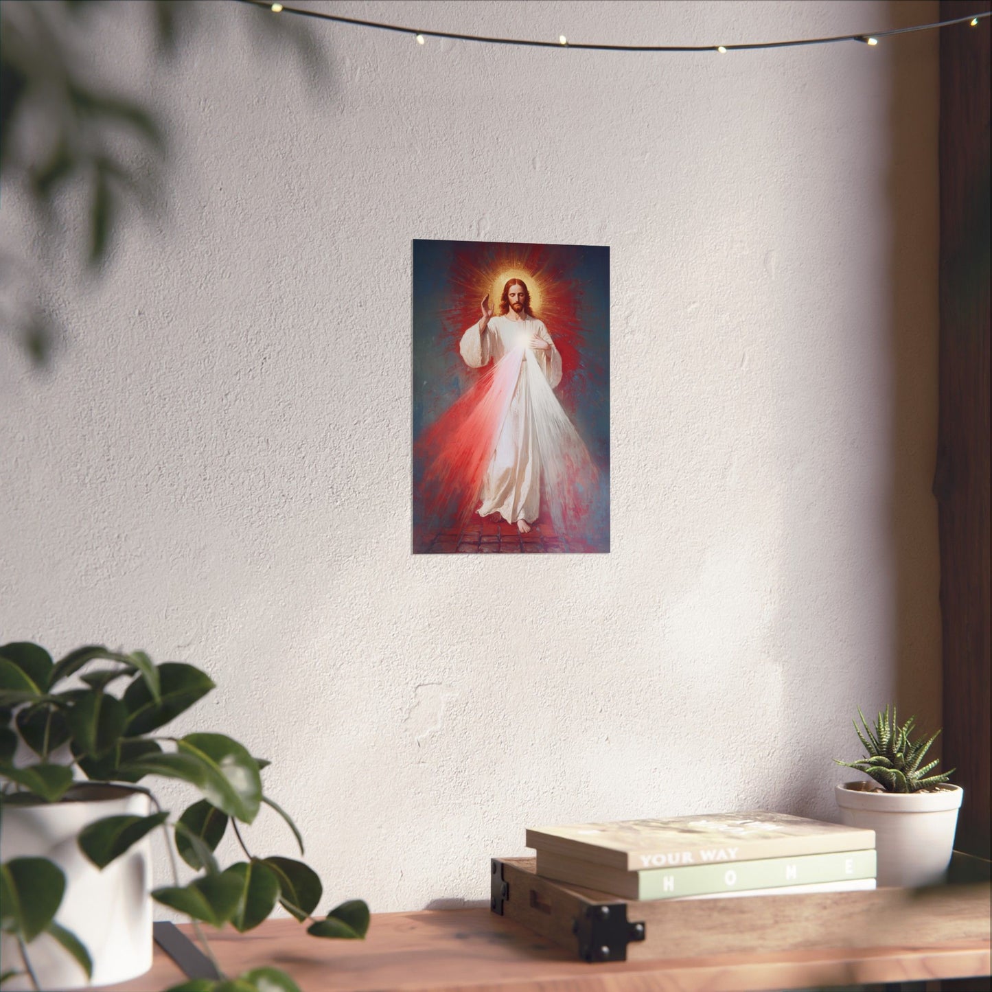 The Divine Mercy - Our Lord Jesus Christ  - Sanctified Souls Print - Multiple Sizes - Premium Matte Vertical Posters