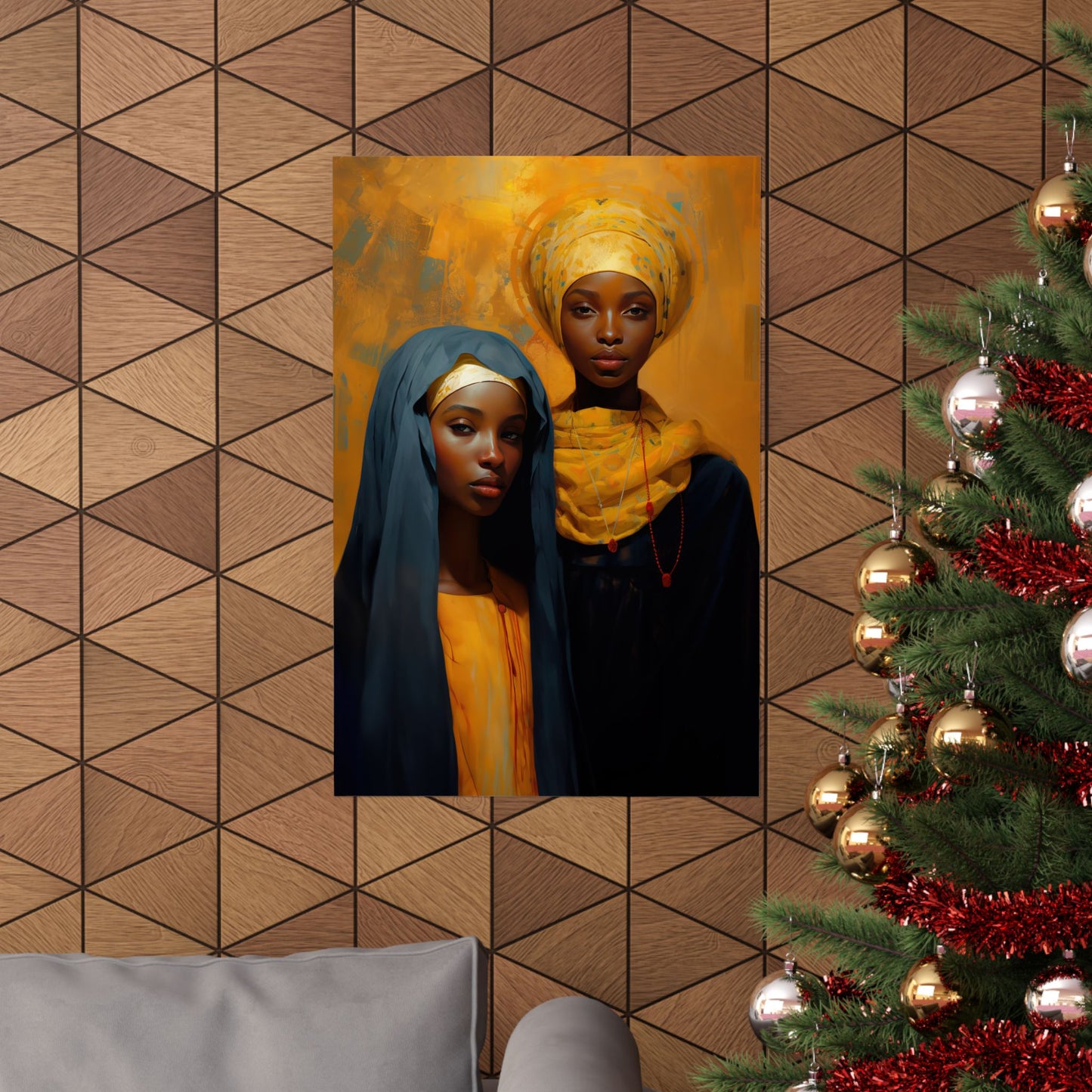 Saint Perpetua and Saint Felicity Print - Sanctified Souls Print - Multiple Sizes - Premium Matte Vertical Posters
