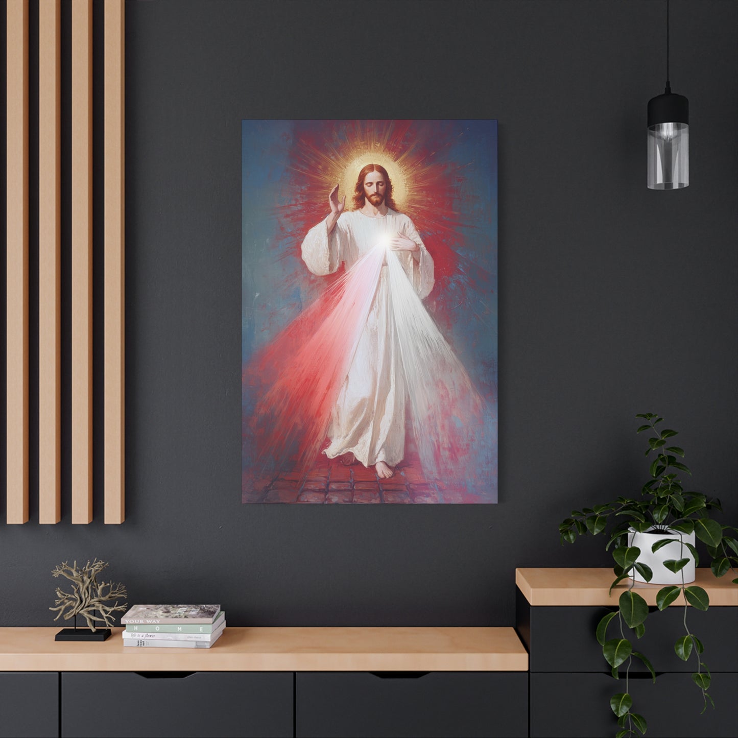 The Divine Mercy - Our Lord Jesus Christ - Gallery Wrapped Canvas - Print - Religious Art for your Home - Catholic