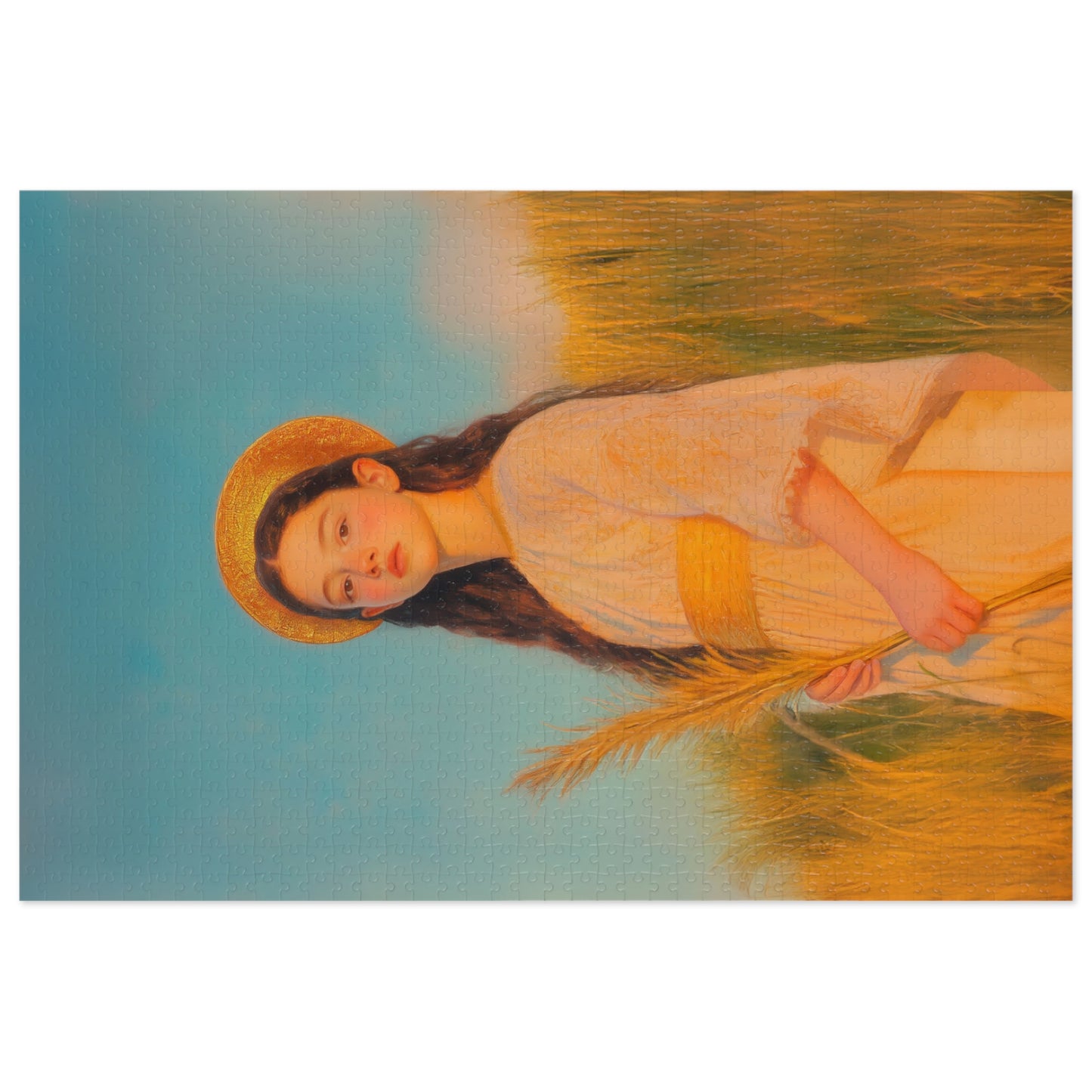 Saint Faith - Puzzle and Tin - Religious Jigsaw Puzzle (30, 110, 252, 500,1000) - Gift Catholic Families - Martyr of the Church