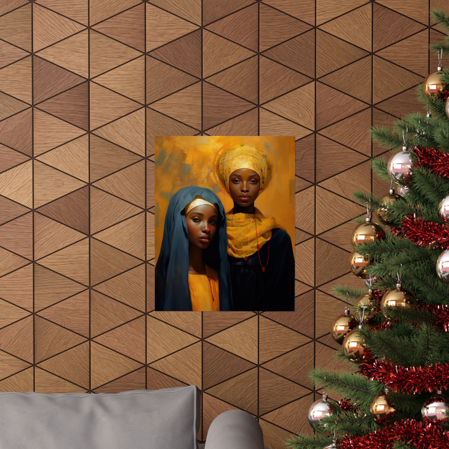Saint Perpetua and Saint Felicity Print - Sanctified Souls Print - Multiple Sizes - Premium Matte Vertical Posters