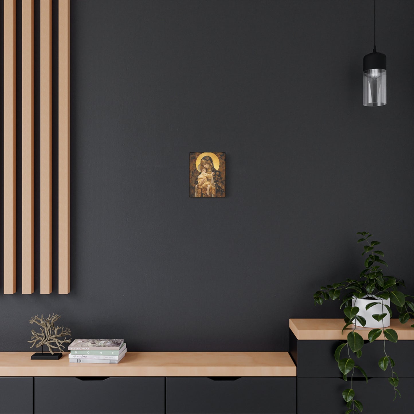 The Light of Love - Museum Wrapped Canvas - Sanctified Souls Print - Religious Art for your Home - The Virgin Mary and The Christ Child