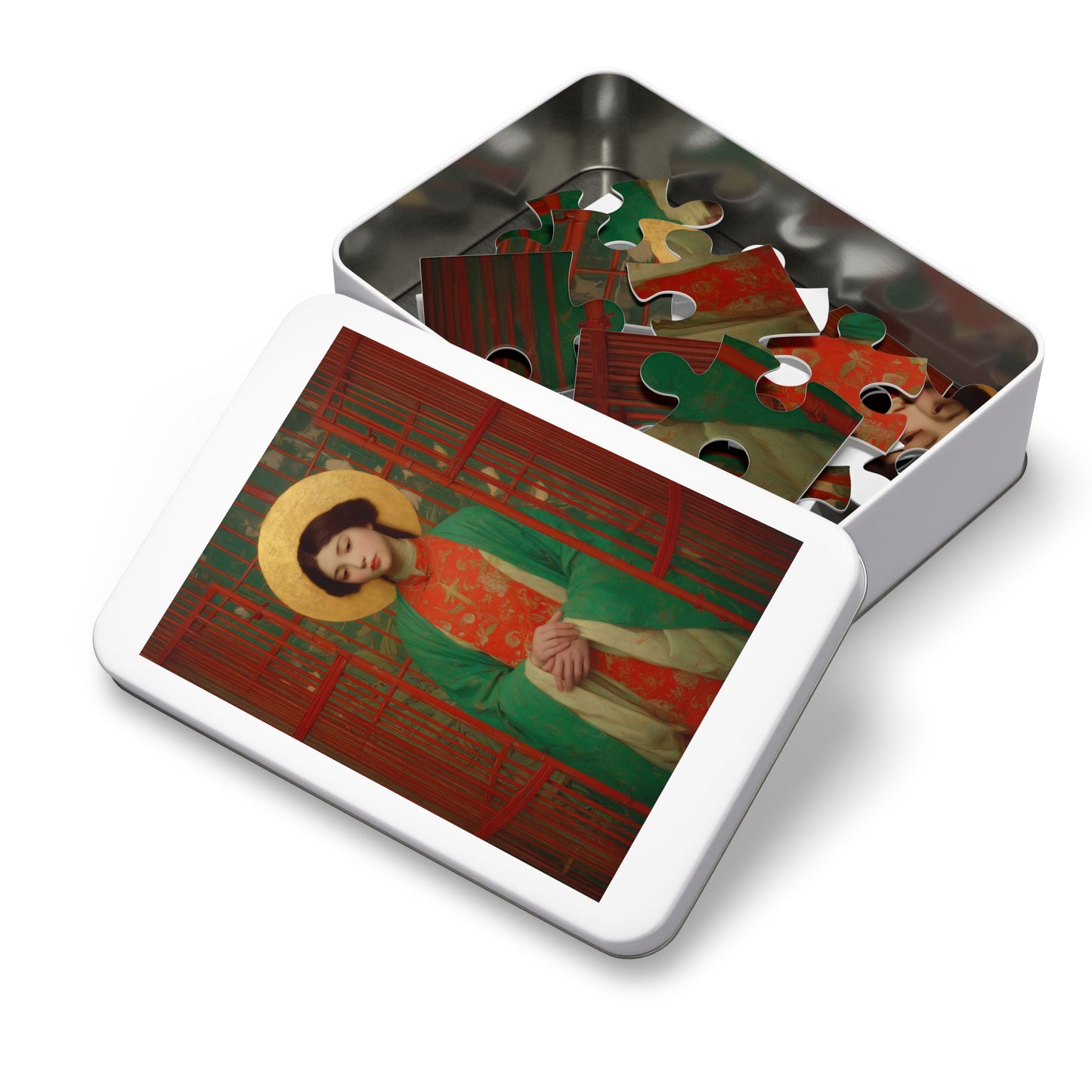 Saint Agnes Tsao Kou Ying - Puzzle and Keepsake Tin - Religious Jigsaw Puzzle (30, 110, 252, 500,1000) - Gift for Catholic Families