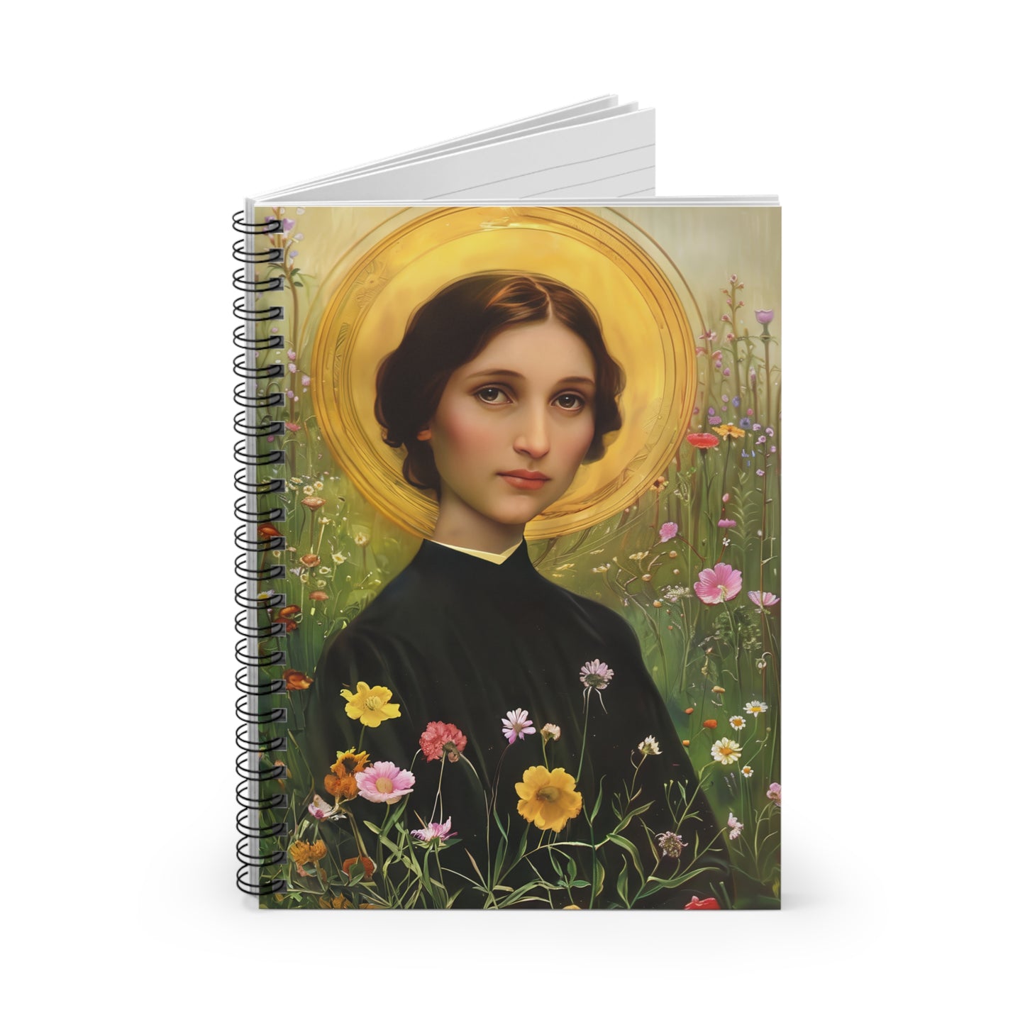 Saint Bartolomea Capitanio - Sanctified Souls Art - Religious - Spiral Notebook - Ruled Line - Catholic Religious art present gift
