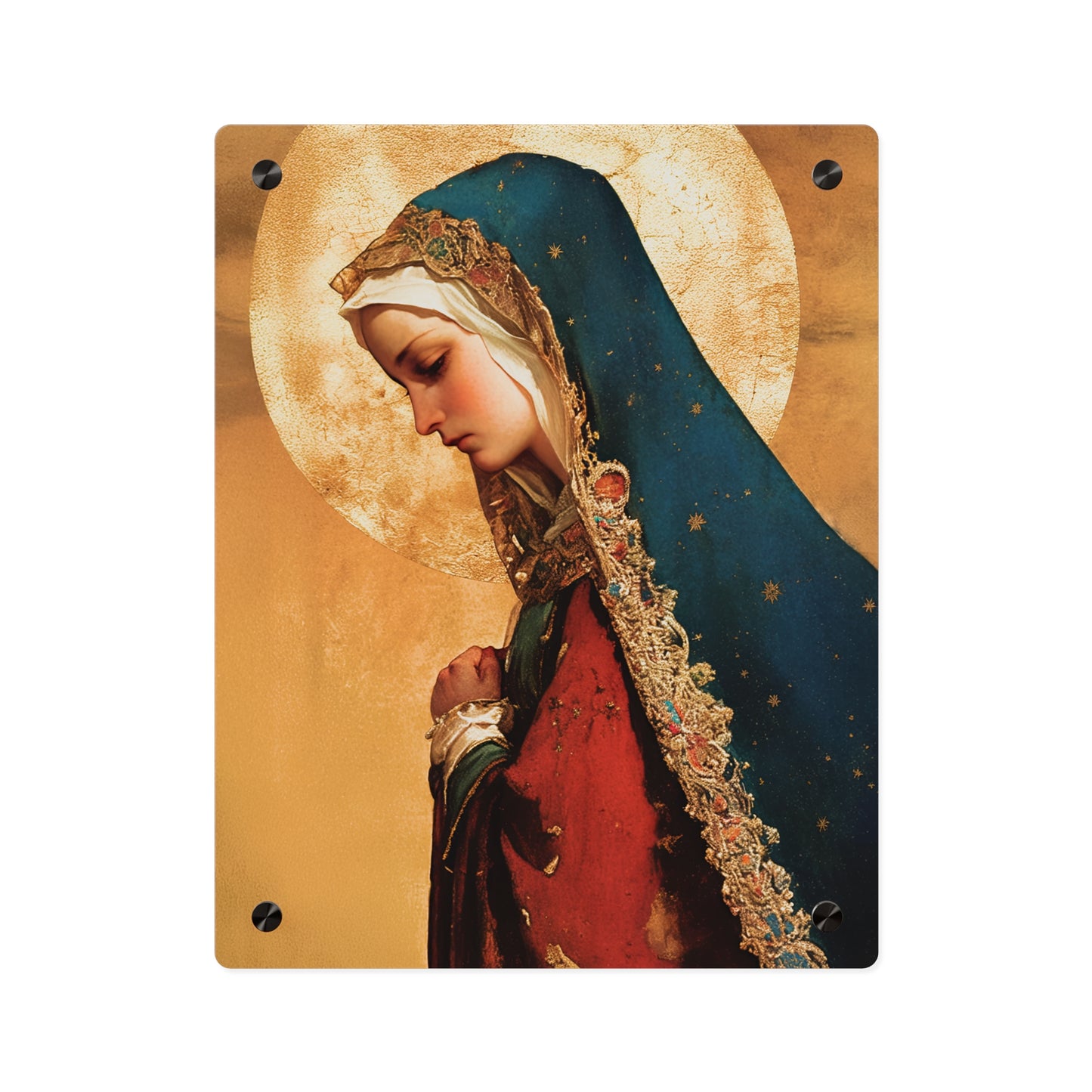 Our Lady of Mercy / Our Lady of Ransom Wall Art Panel - Ready to Hang Acrylic Print - Catholic Saint Art - Patron Saint Print - Mother Mary