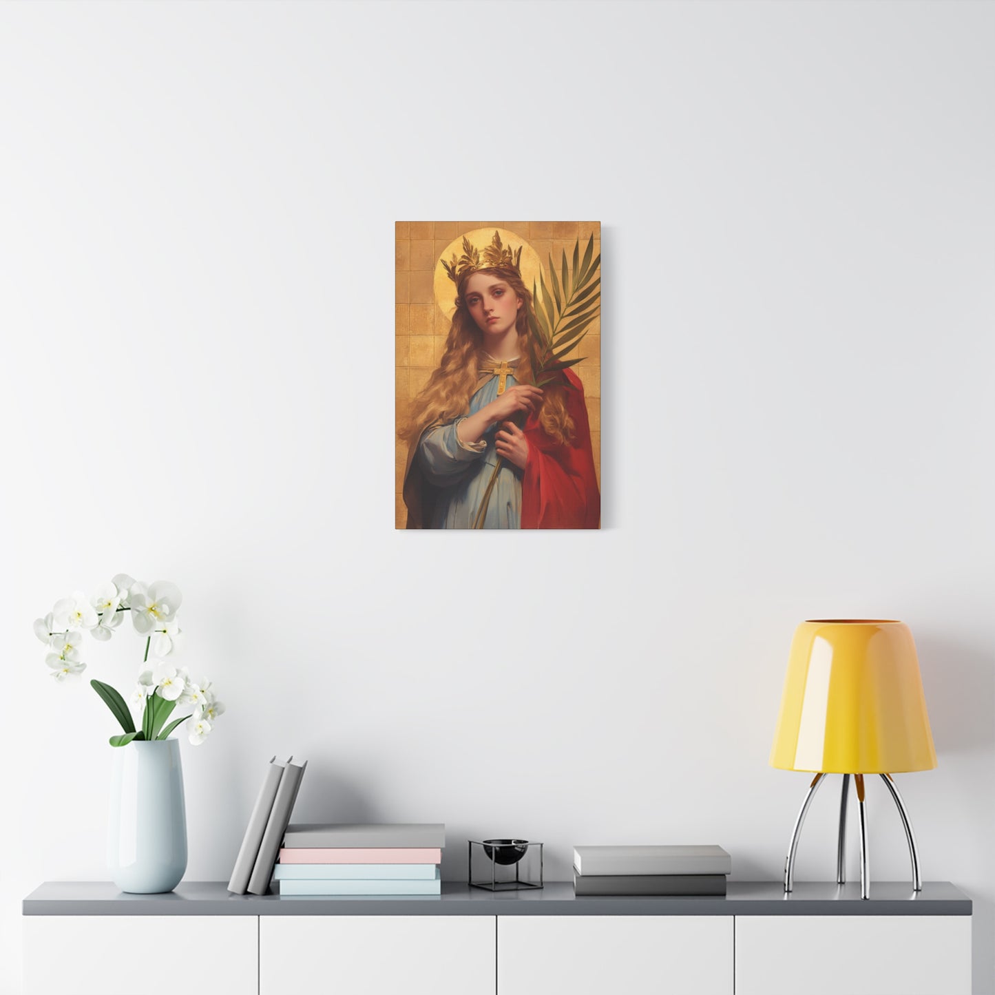 Saint Agrippina - Gallery Wrapped Canvas - Print - Religious Art for your Home - Catholic Art