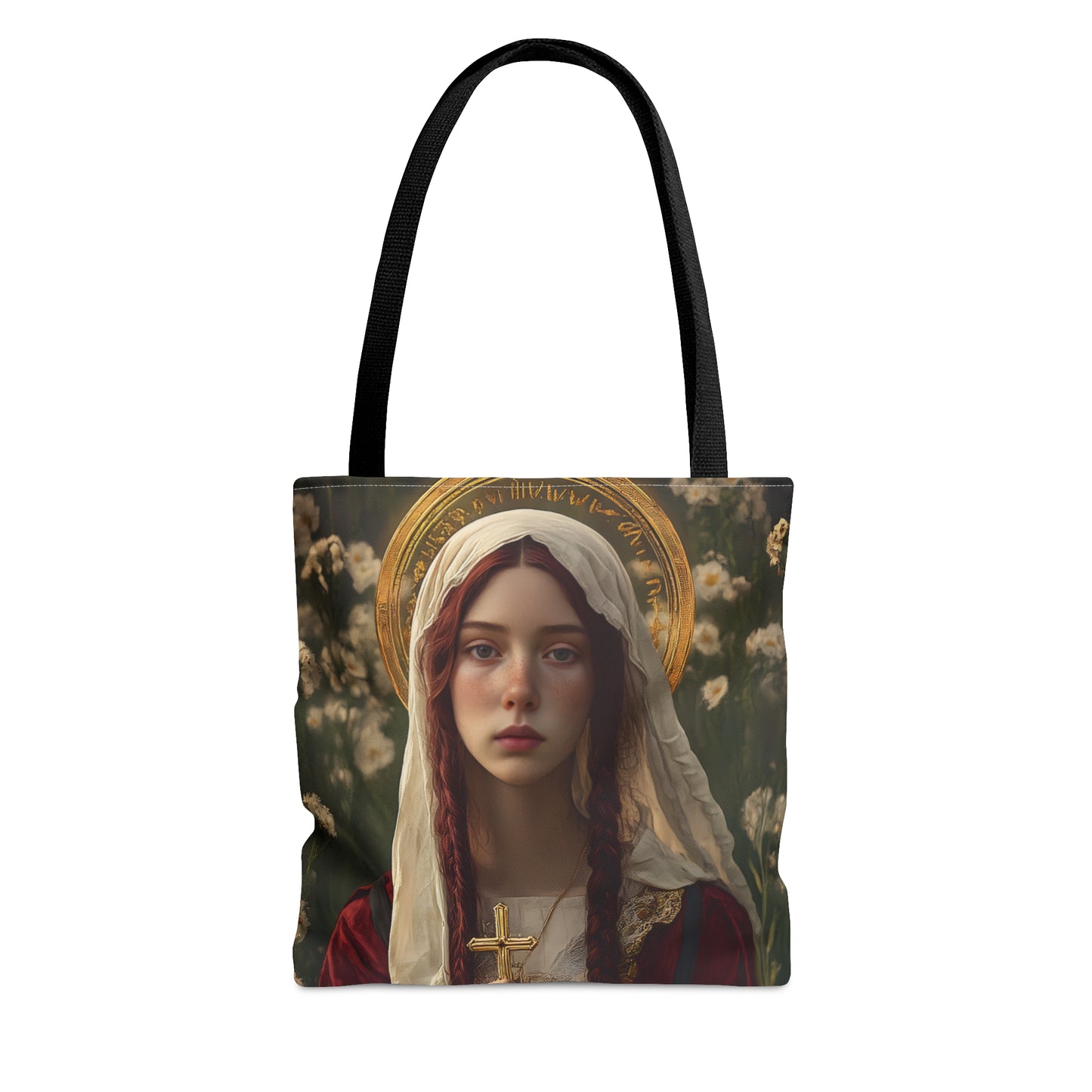 Saint Hilaria - Tote Bag - Large Medium Small Faith Art Bag - Catholic Faith Purse