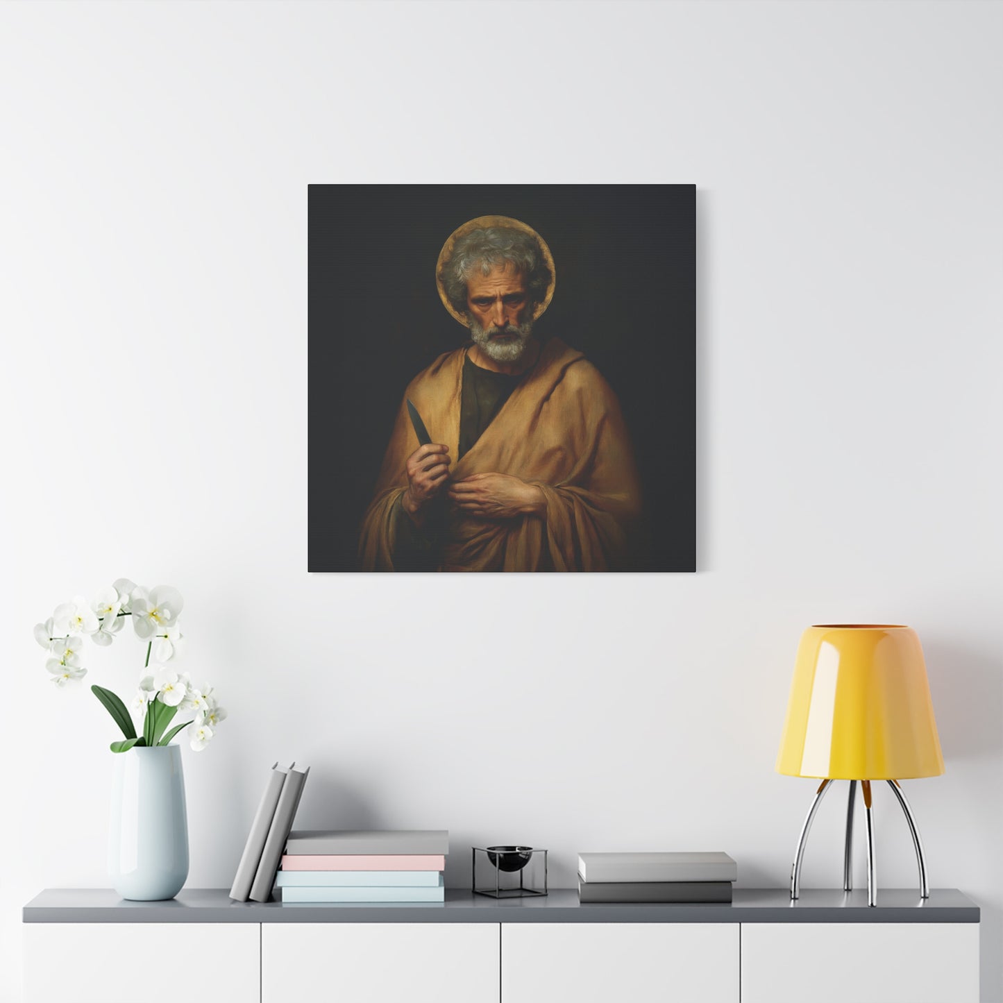 Saint Bartholomew the Apostle  - Gallery Wrapped Canvas - Print - Religious Art for your Home - Catholic