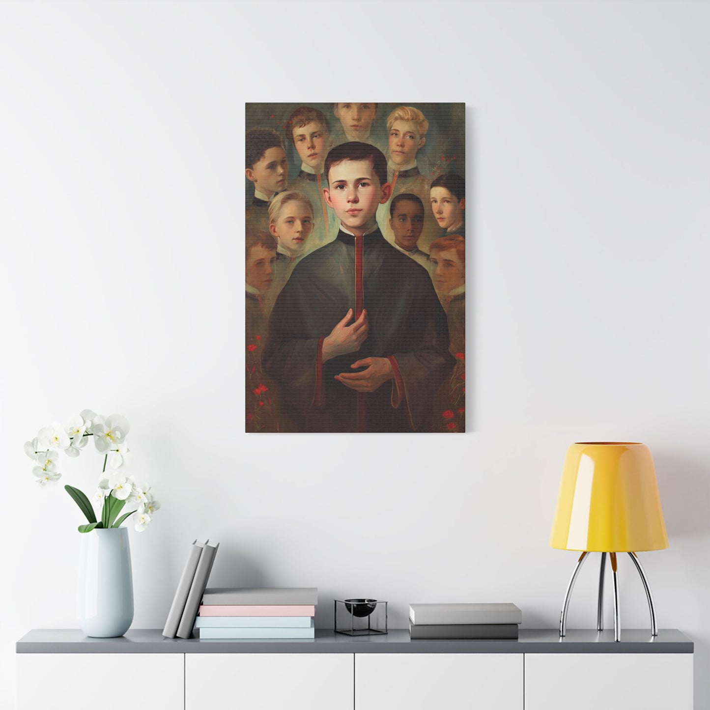 Saint John Berchmans Canvas Print - Multiple Sizes - Catholic Home art - Museum Wrapped Canvas - Sanctified Souls Print