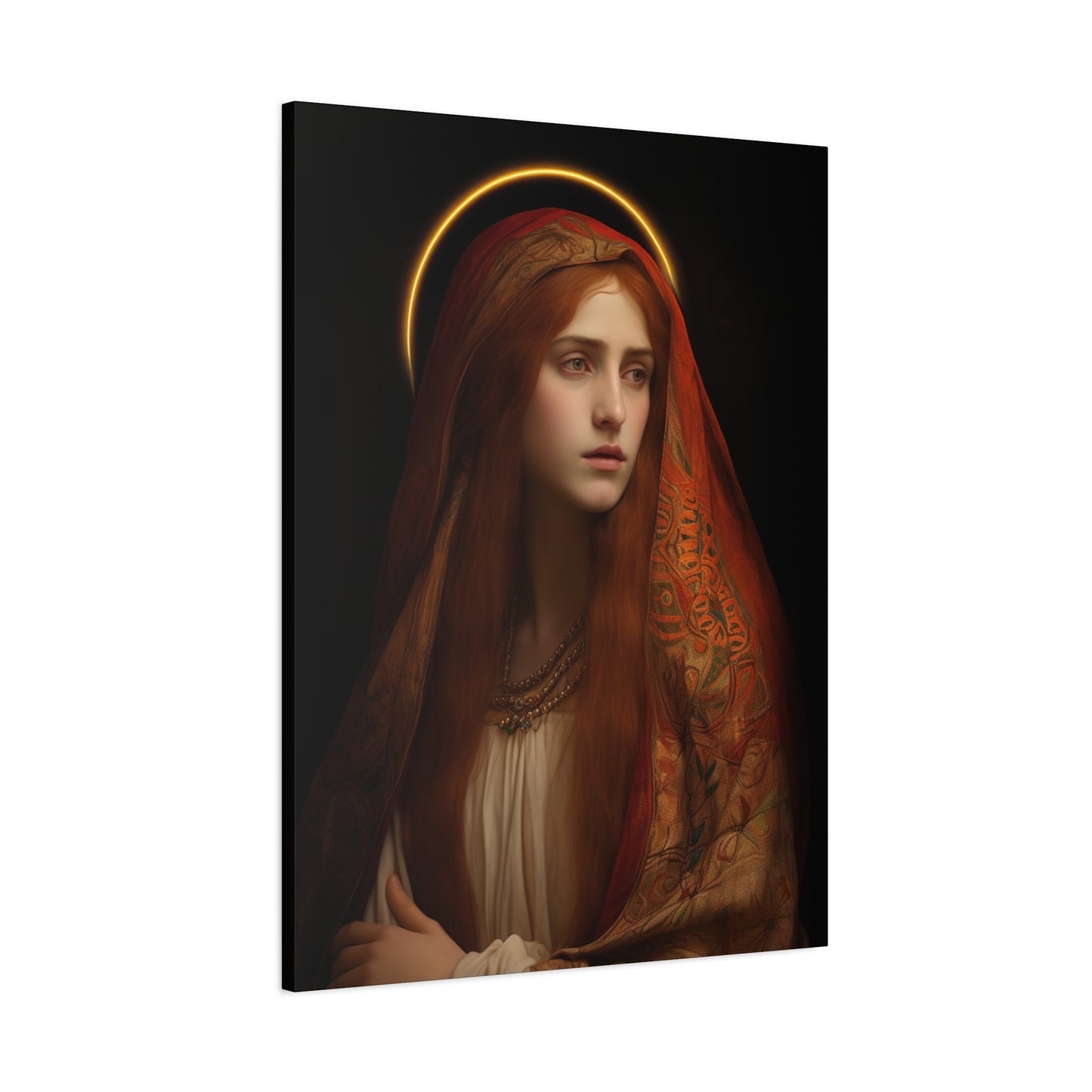 The Beloved Disciple - Mary Magdalene's Devotion - Museum Wrapped Canvas - Sanctified Souls Print - Religious Art for your Home