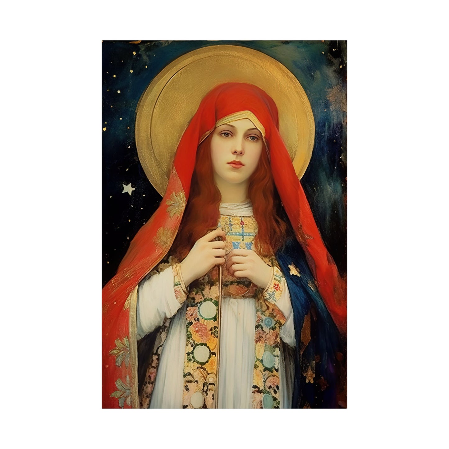 Saint Sabina Print - Sanctified Souls Print - Multiple Sizes - Premium Matte Vertical Posters