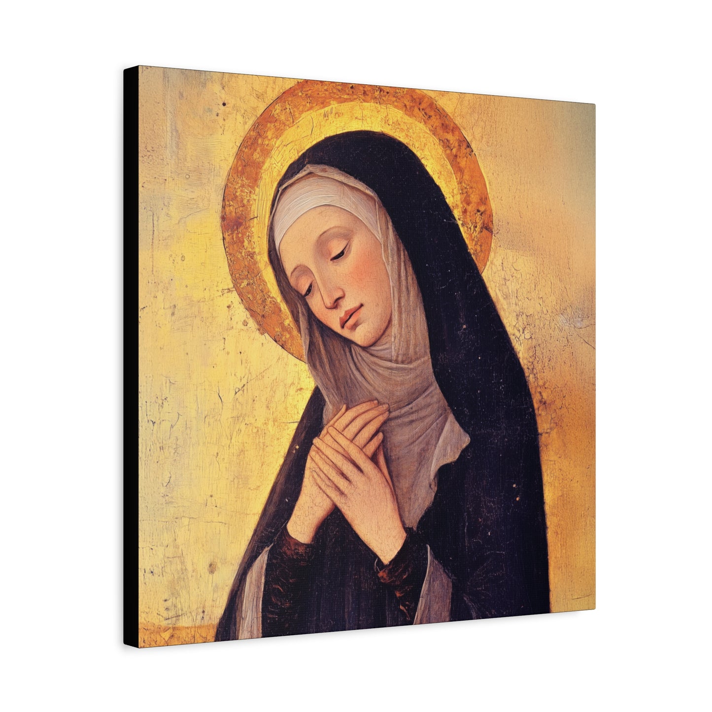 Saint Syncletica of Alexandria - Desert Mother - Gallery Wrapped Canvas - Print - Religious Art for your Home - Catholic