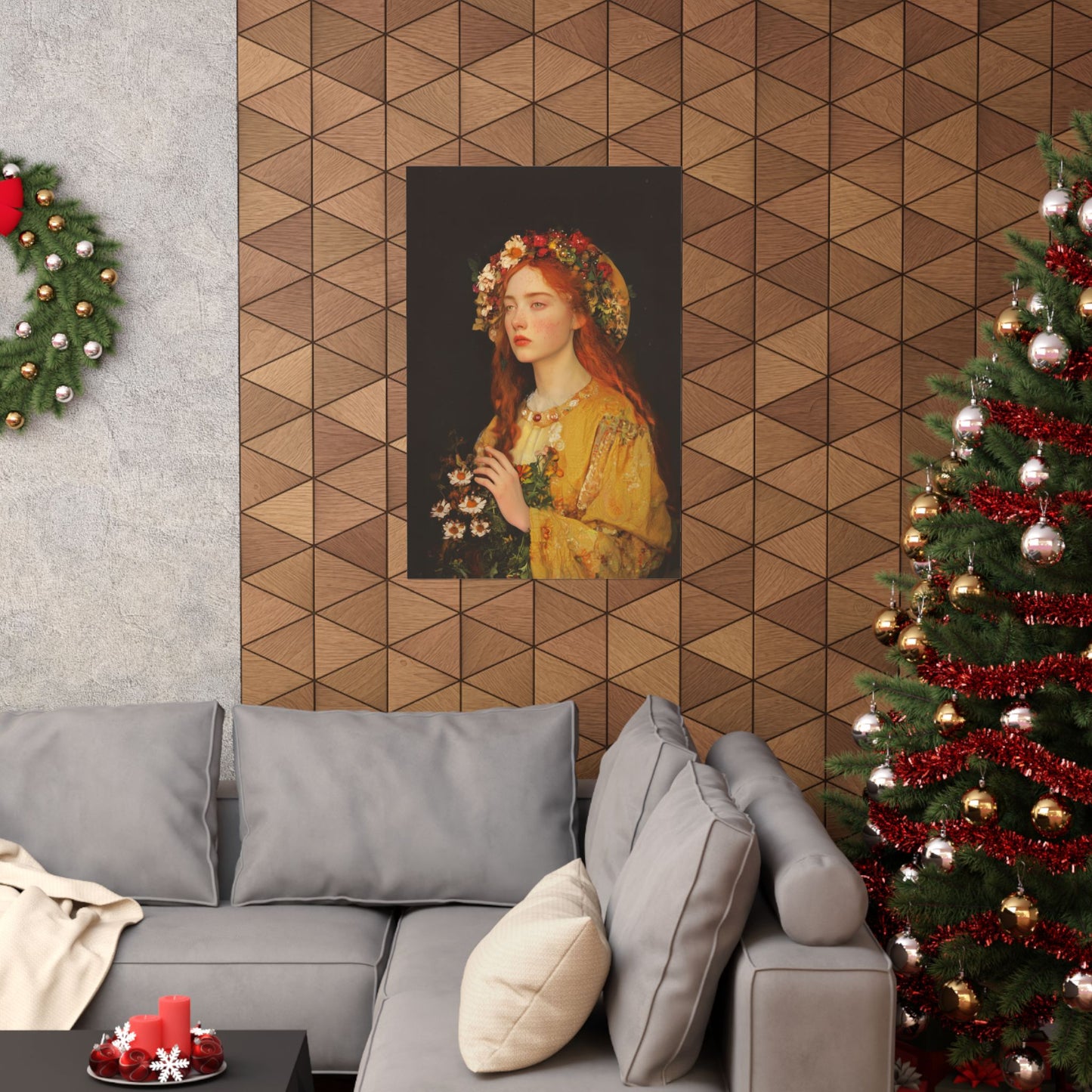 Radiance of Repentance - Mary Magdalene's Renewal - Catholic home - Multiple Sizes - Premium Poster - Catholic Art - Christian Decor