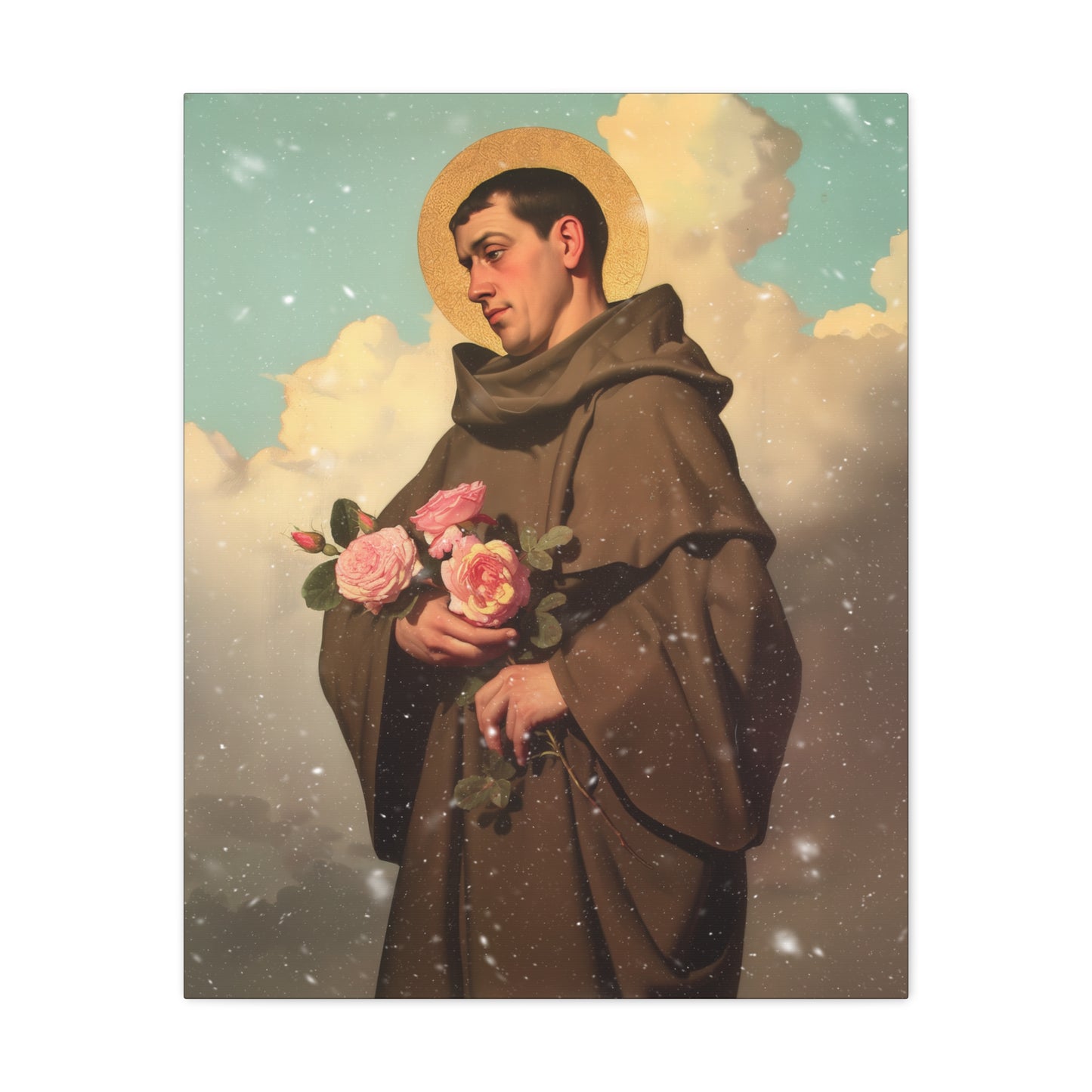 Saint Didacus of Alcala - Gallery Wrapped Canvas - Print - Religious Art for your Home - Catholic Art