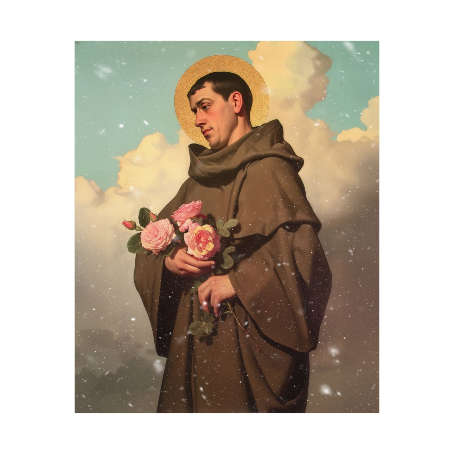 Saint Didacus of Alcala - Sanctified Souls Print - Multiple Sizes - Premium Matte Vertical Posters