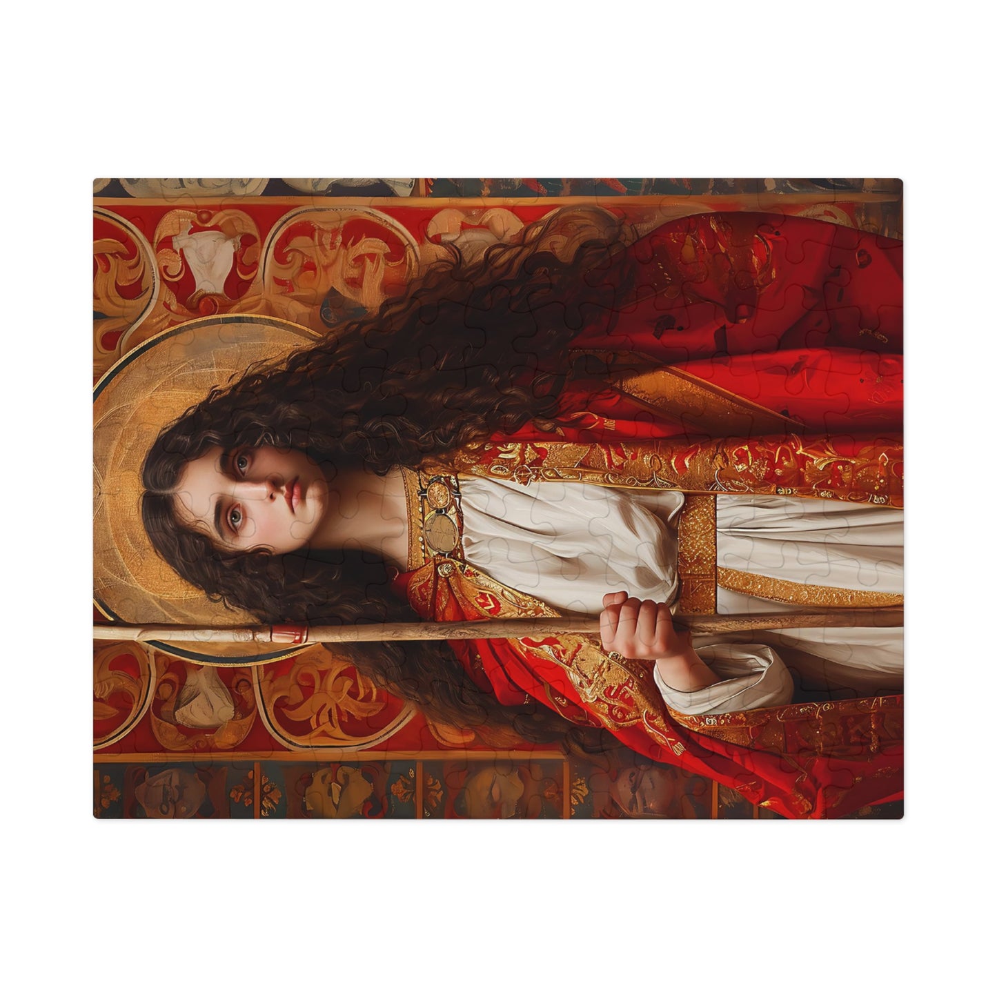 Saint Adela of Normandy - Puzzle and Keepsake Tin - Religious Jigsaw Puzzle (30, 110, 252, 500,1000-Piece) - Religious Puzzle