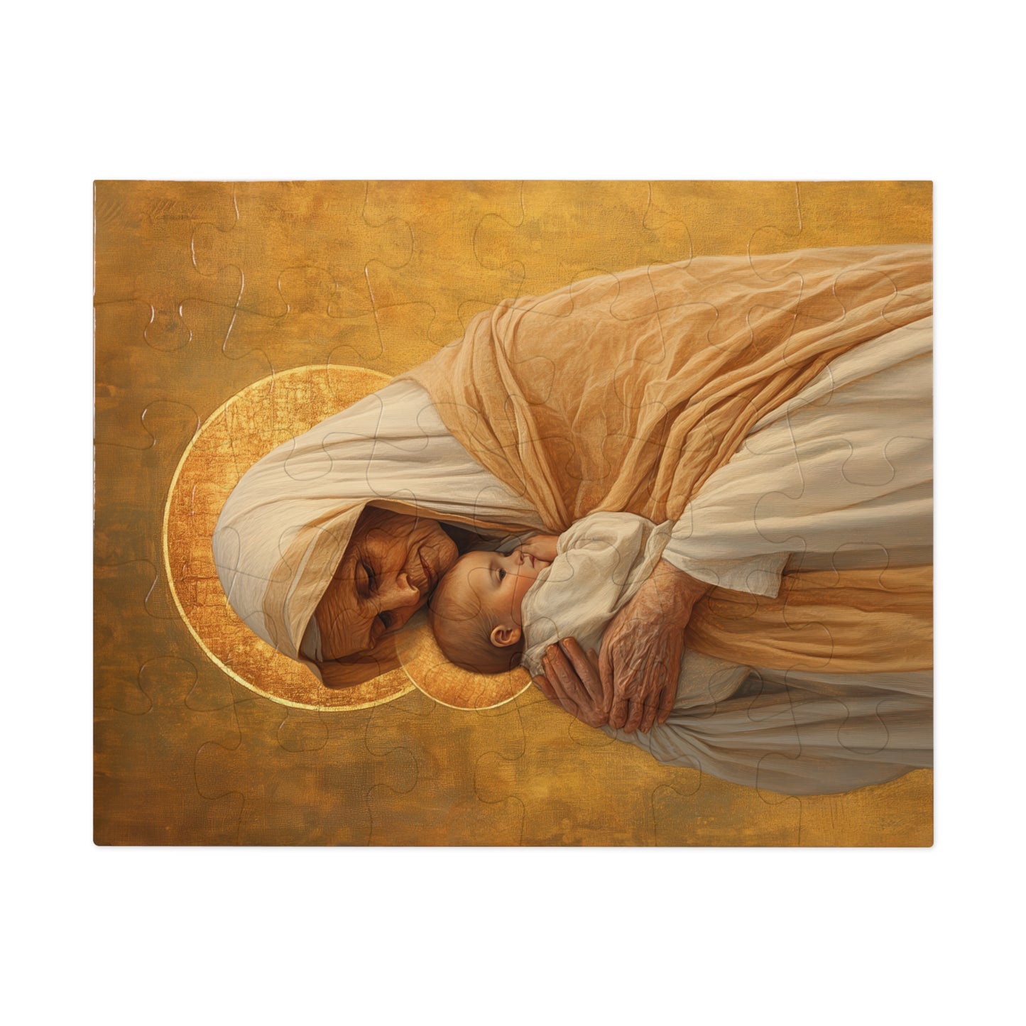 Saint Anna the Prophetess - Puzzle and Keepsake Tin - Religious (30, 110, 252, 500,1000) - Religious Puzzle - Gifts for Catholic Families