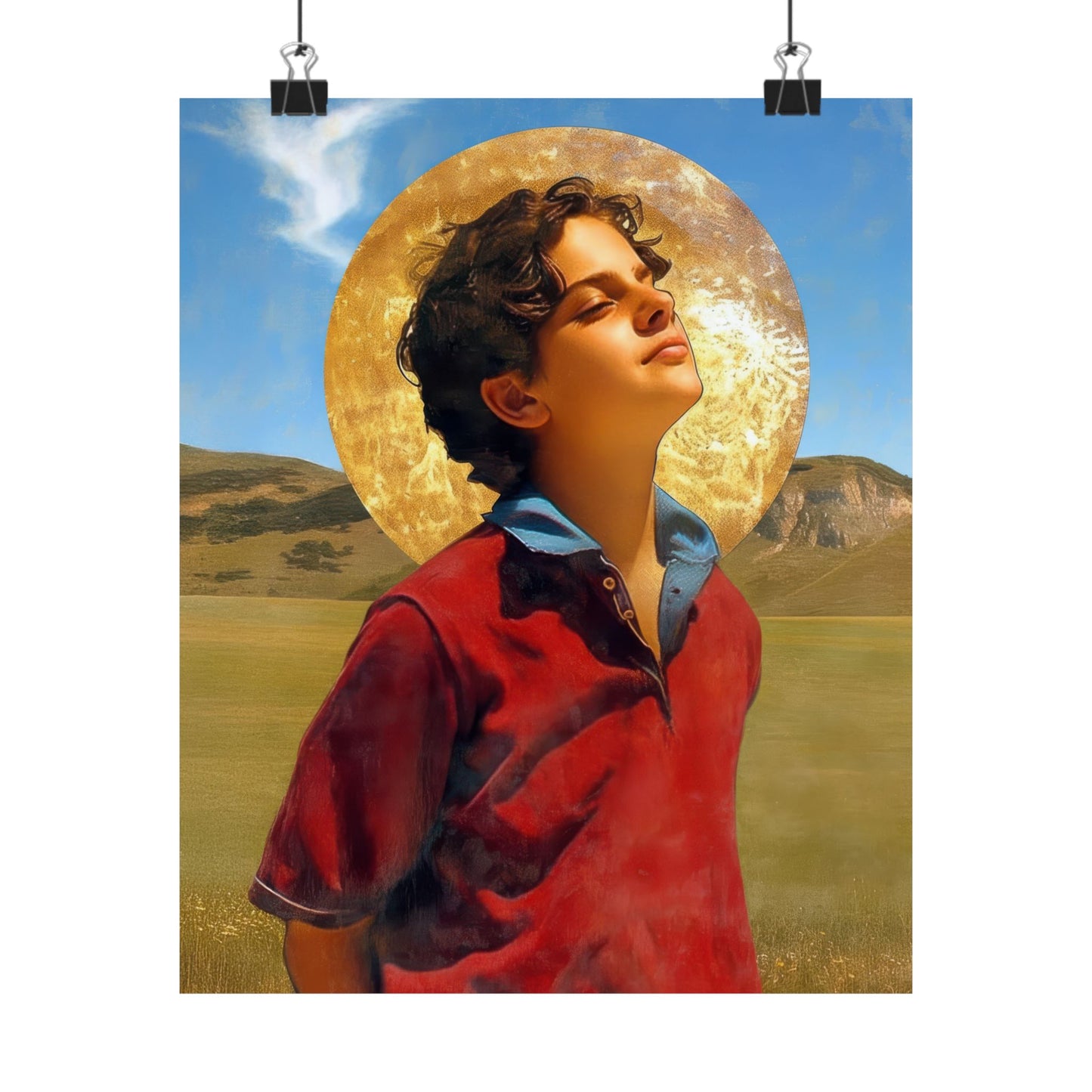 Saint Carlo Acutis - Sanctified Souls Print - Multiple Sizes - Premium Matte Vertical Posters - Catholic