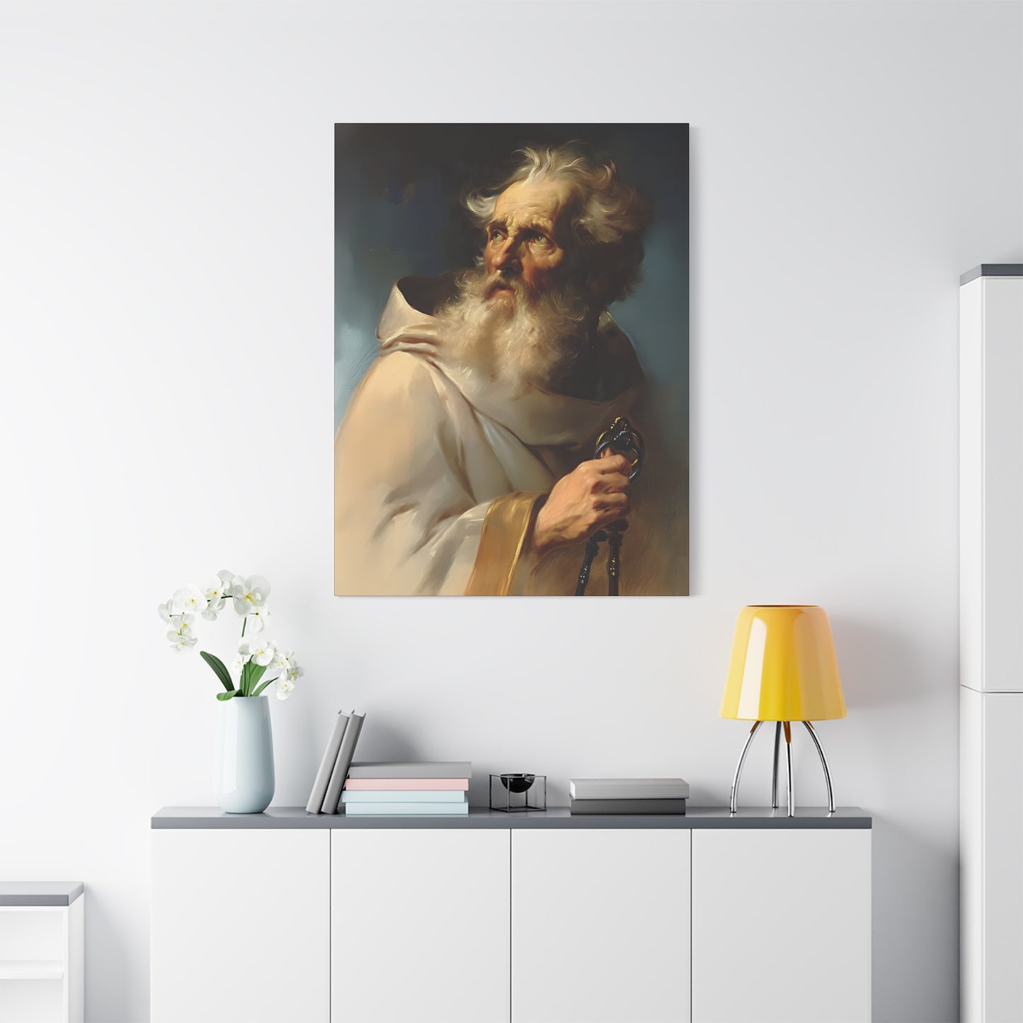 Saint Peter the Apostle - Museum Wrapped Canvas - Print - Religious Art for your Home - Christian print - Prayer Room - Catholic
